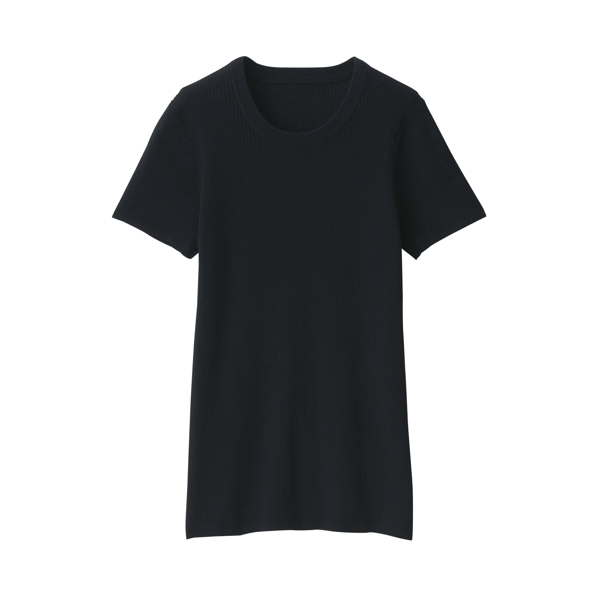 Labo Women's High Twist Cotton Knit Short Sleeve Pullover