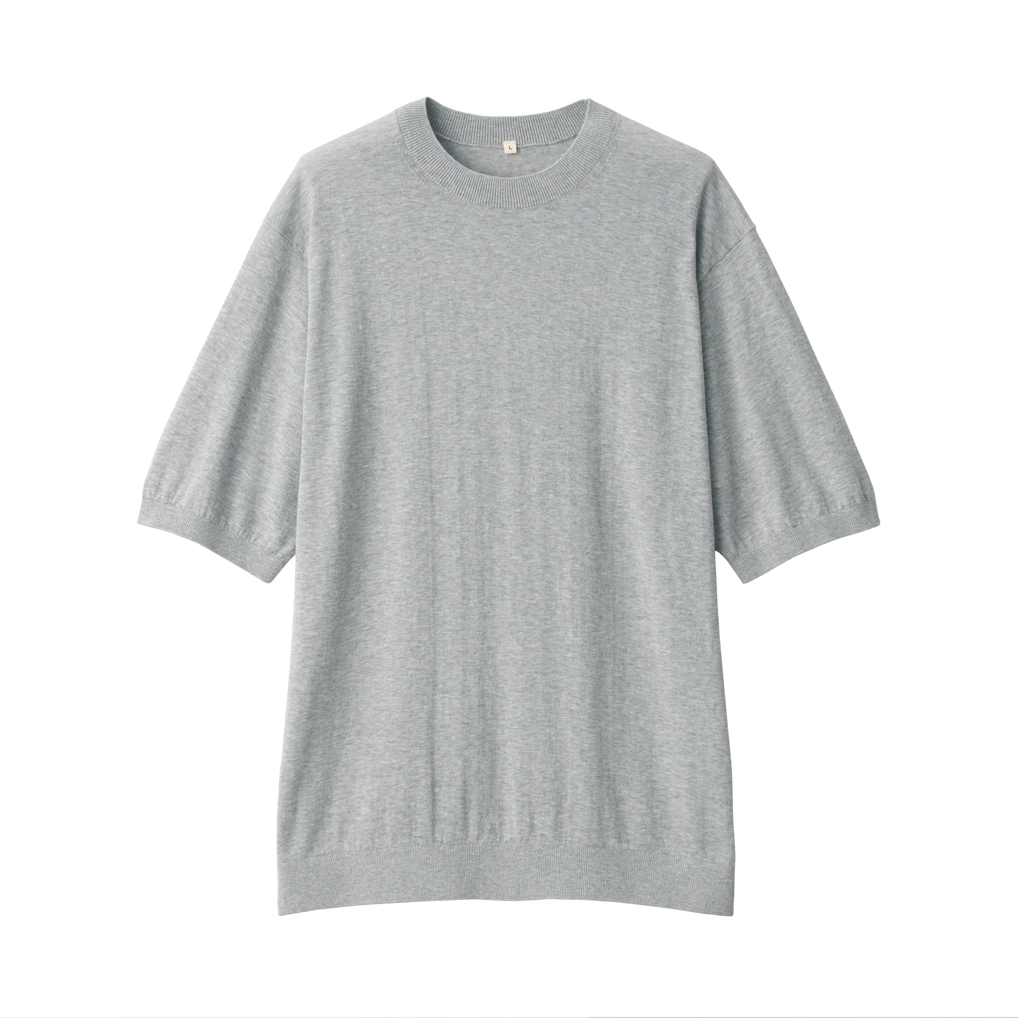 Labo Men's Cotton High Gauge Knit Short Sleeve Pullover