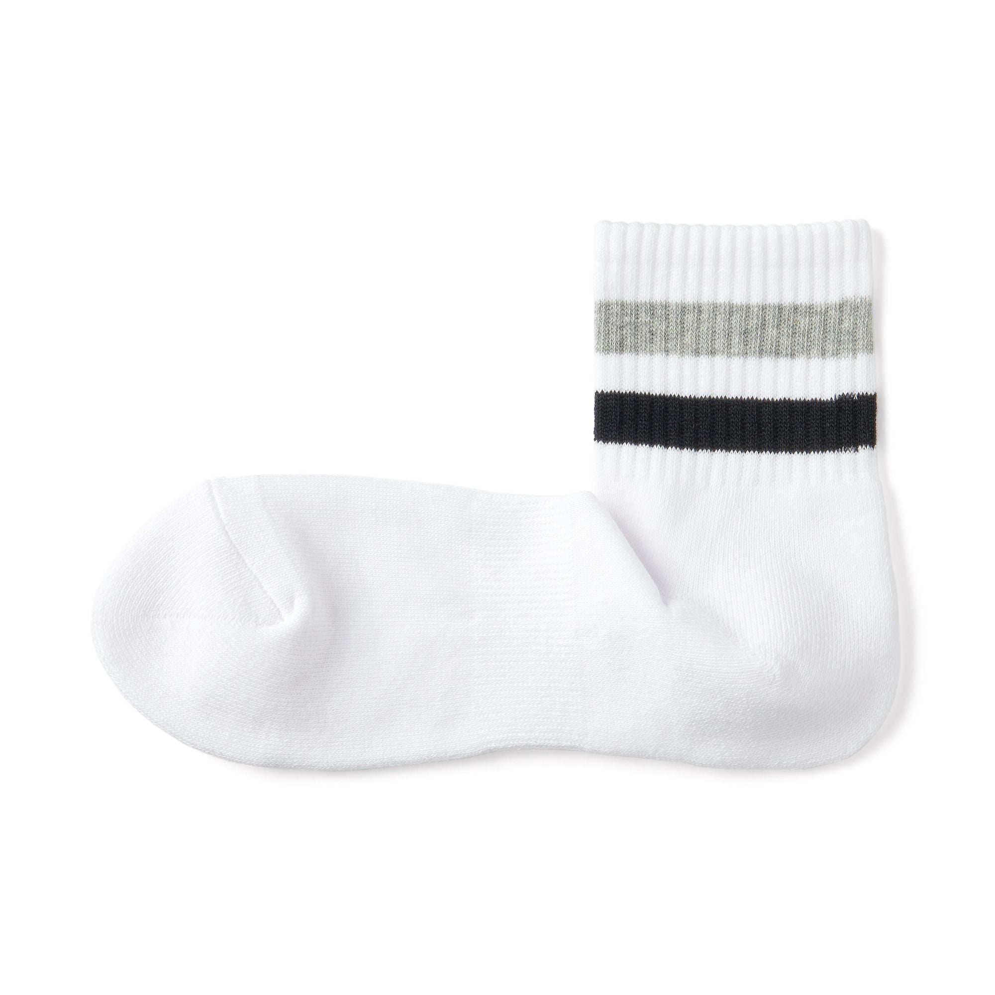 Right Angle Pile Short Socks