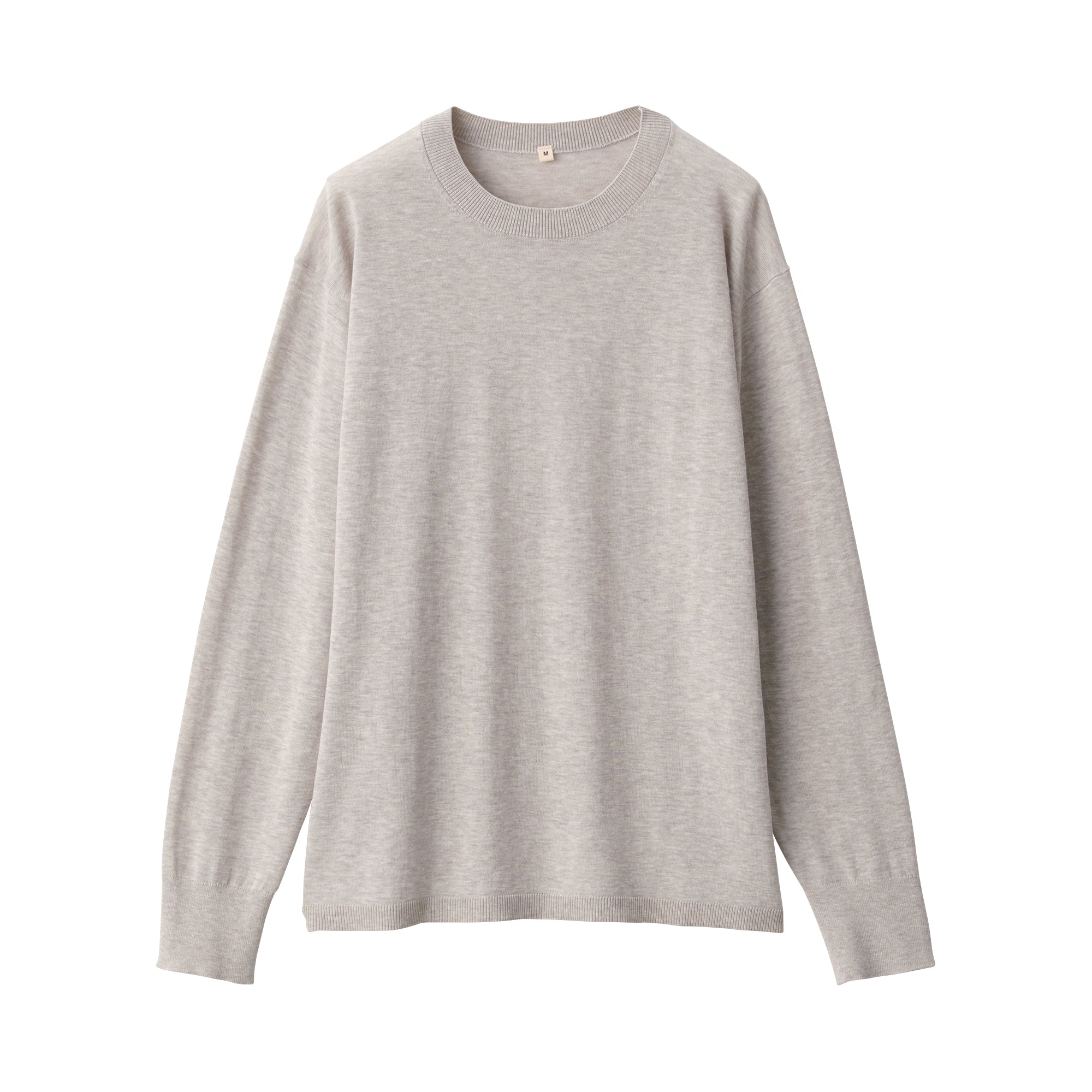 Labo Women's Cotton High Gauge Knit Long Sleeve Pullover