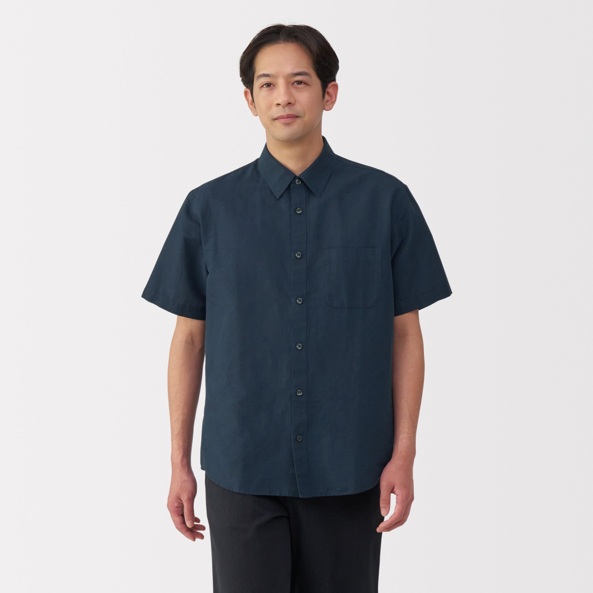 Men's Hemp Cotton Short Sleeve Shirt