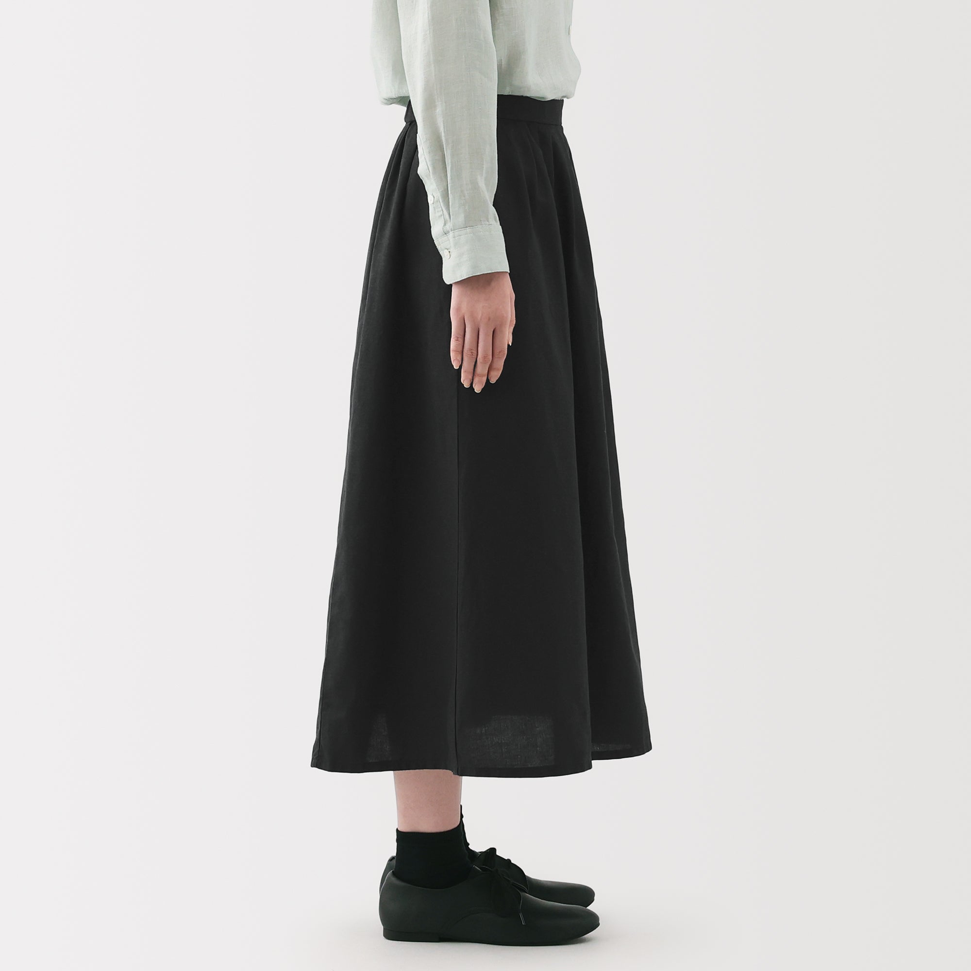 Women's Hemp Cotton Easy Long Skirt