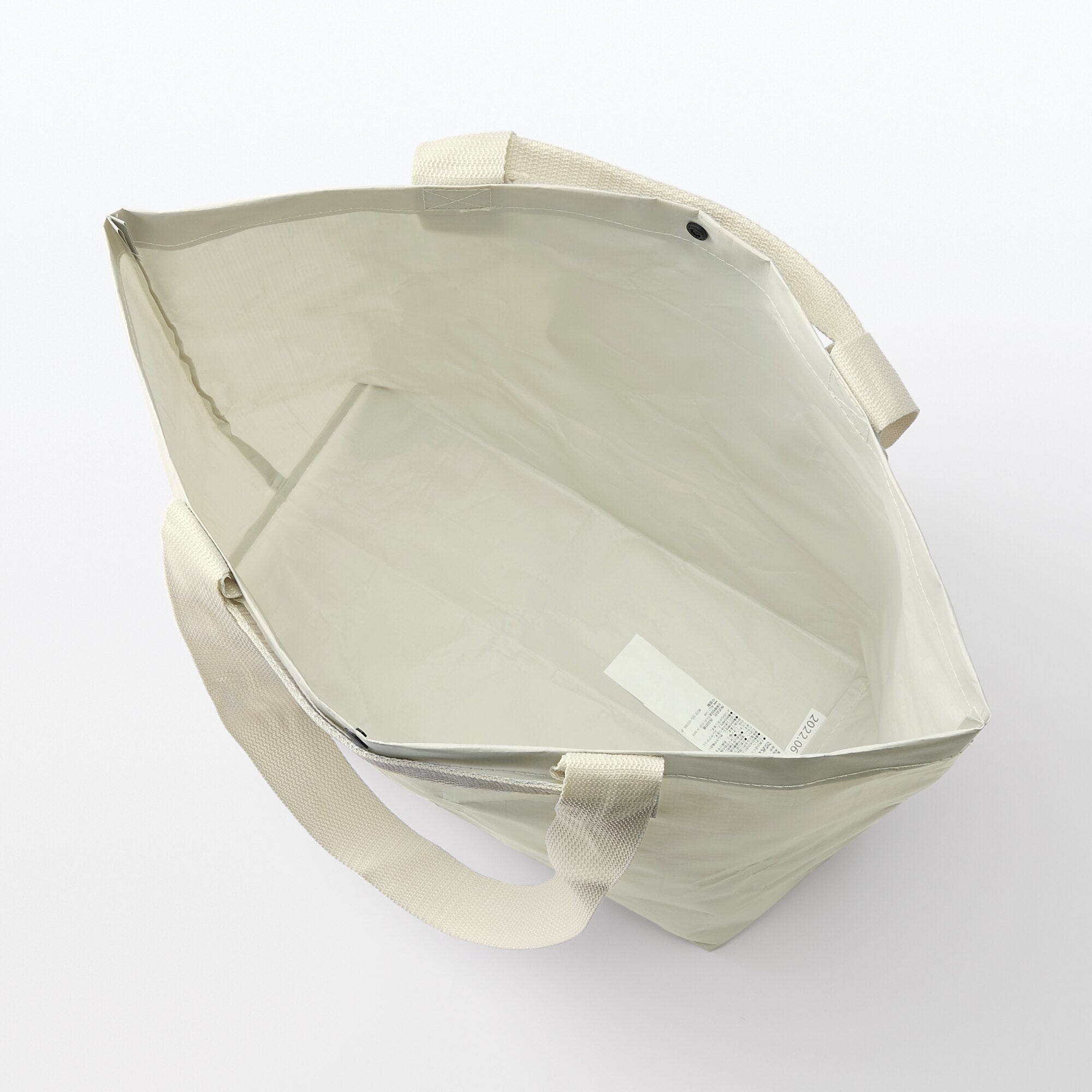 Polypropylene Sheet Tote - Light Beige