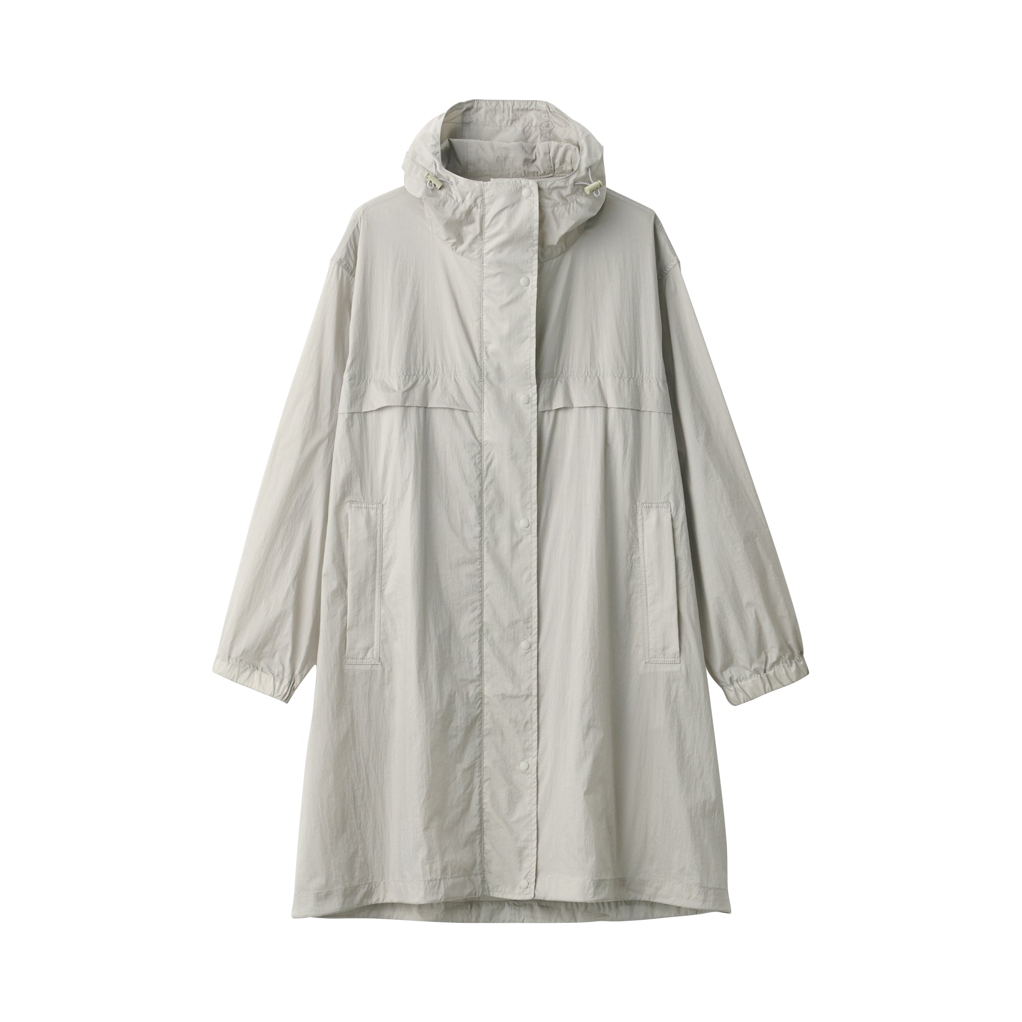 Labo Women's Light Waterproof Nylon Hooded Coat