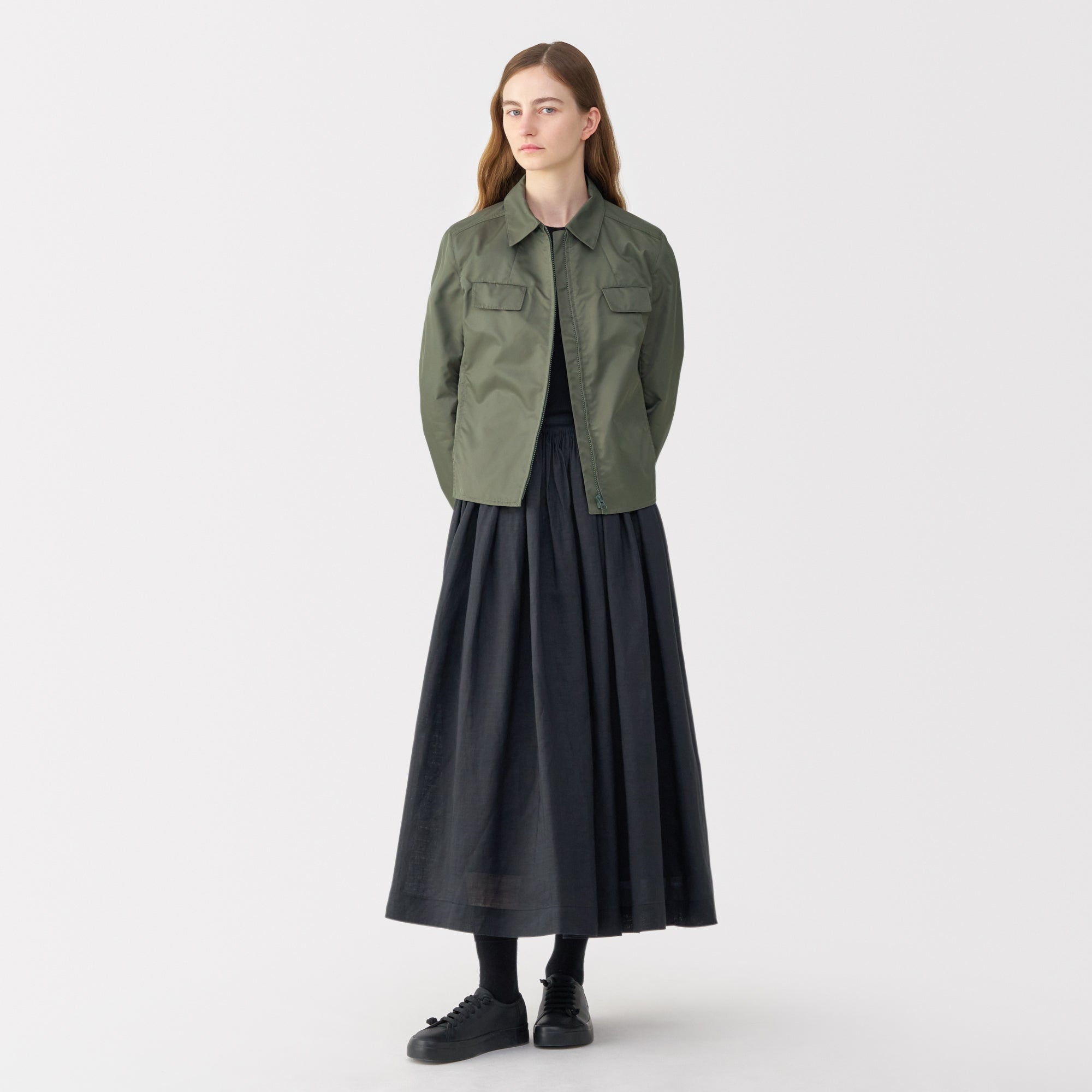 Labo Women's Nylon Twill Zip Jacket