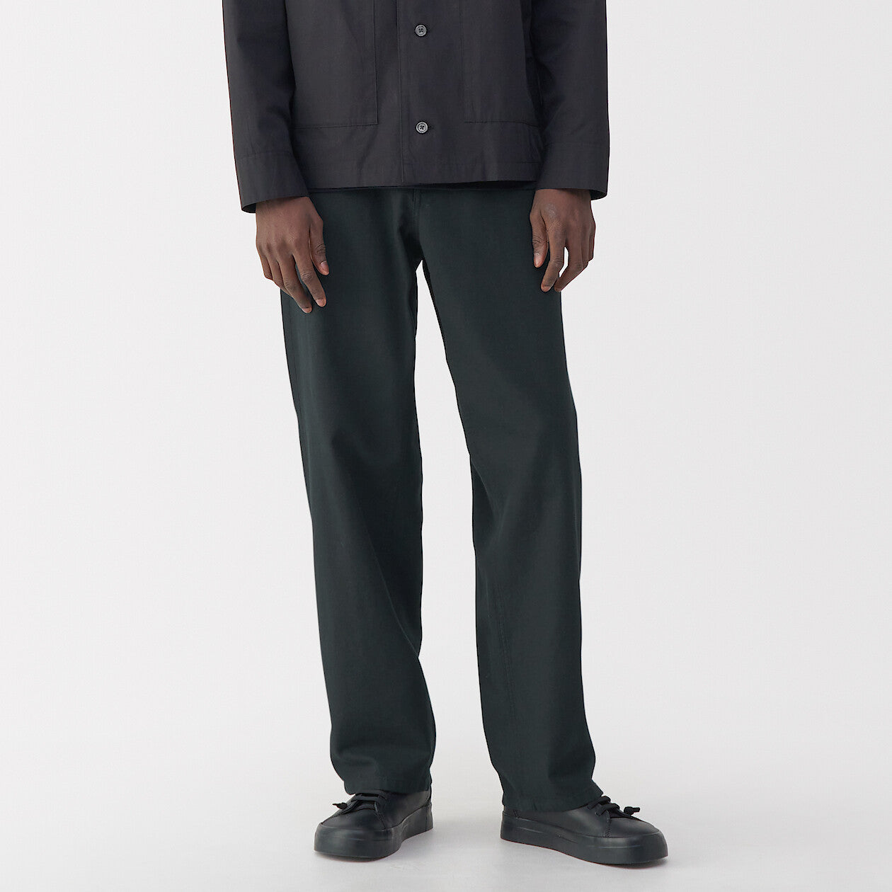 Labo Men's Washi Blend Twill 5-Pocket Wide Pants (L32