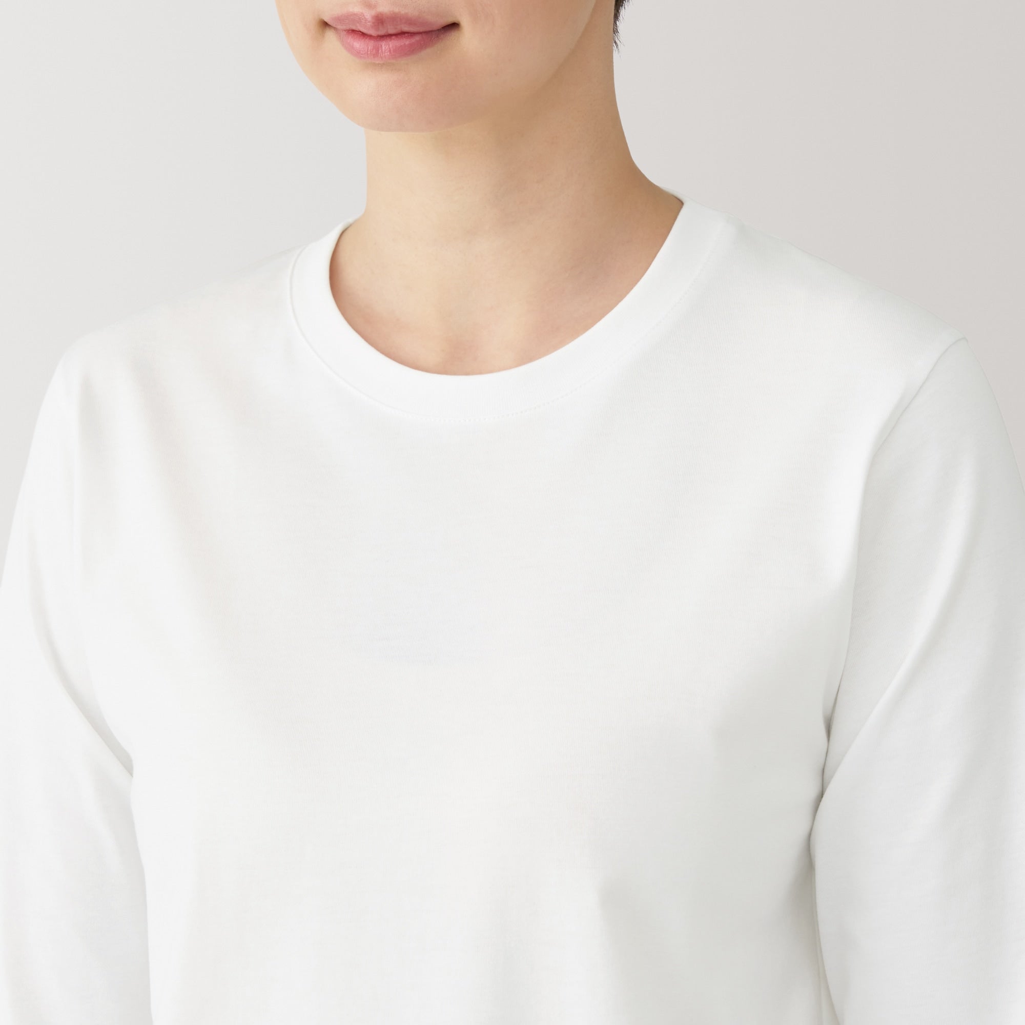 Women's Jersey Crew Neck Long Sleeve T-Shirt