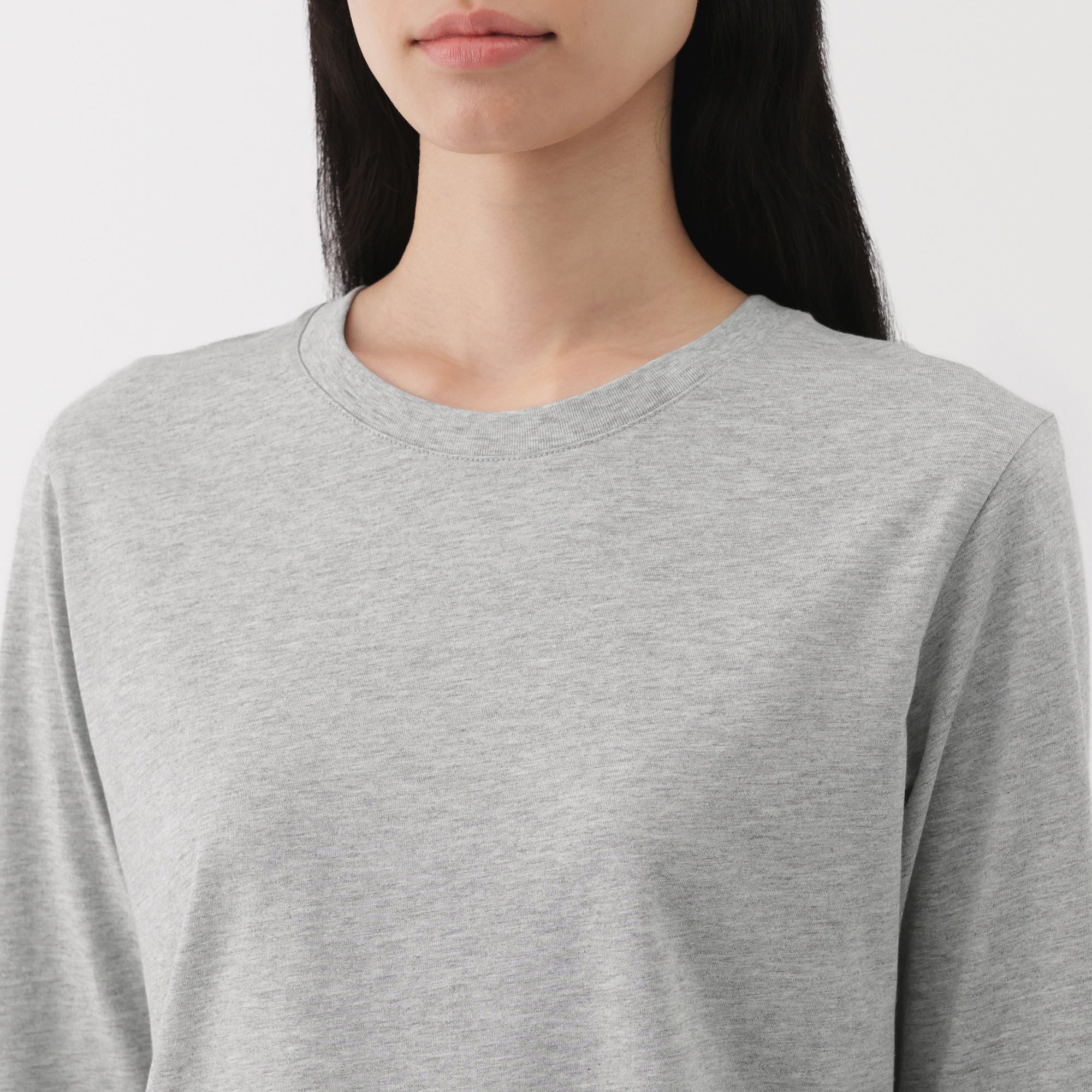 Women's Jersey Crew Neck Long Sleeve T-Shirt