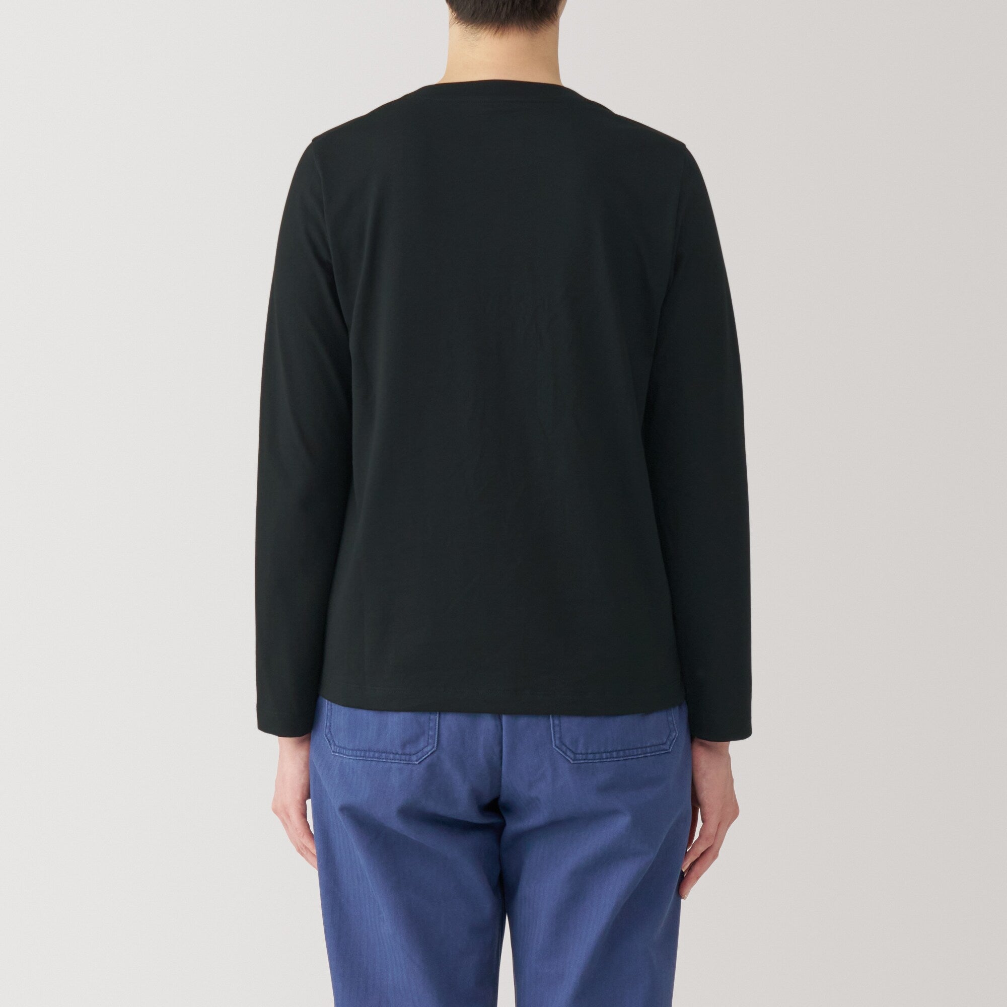 Women's Jersey Crew Neck Long Sleeve T-Shirt