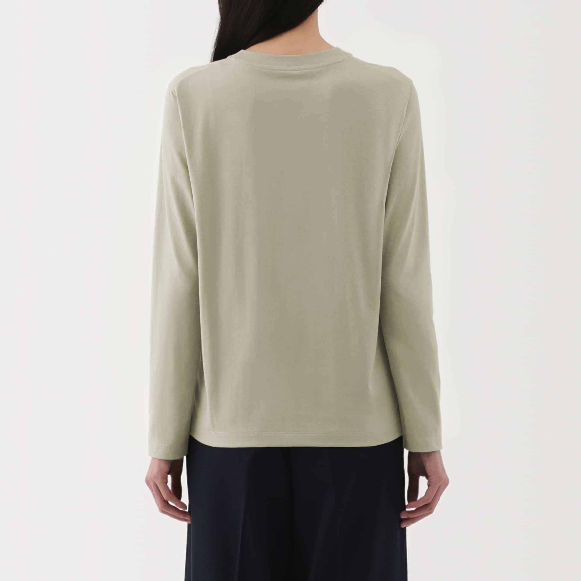 Women's Jersey Crew Neck Long Sleeve T-Shirt