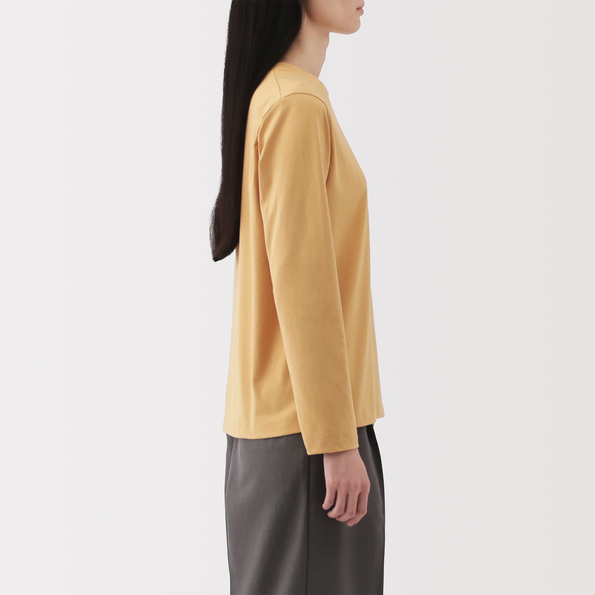 Women's Jersey Crew Neck Long Sleeve T-Shirt