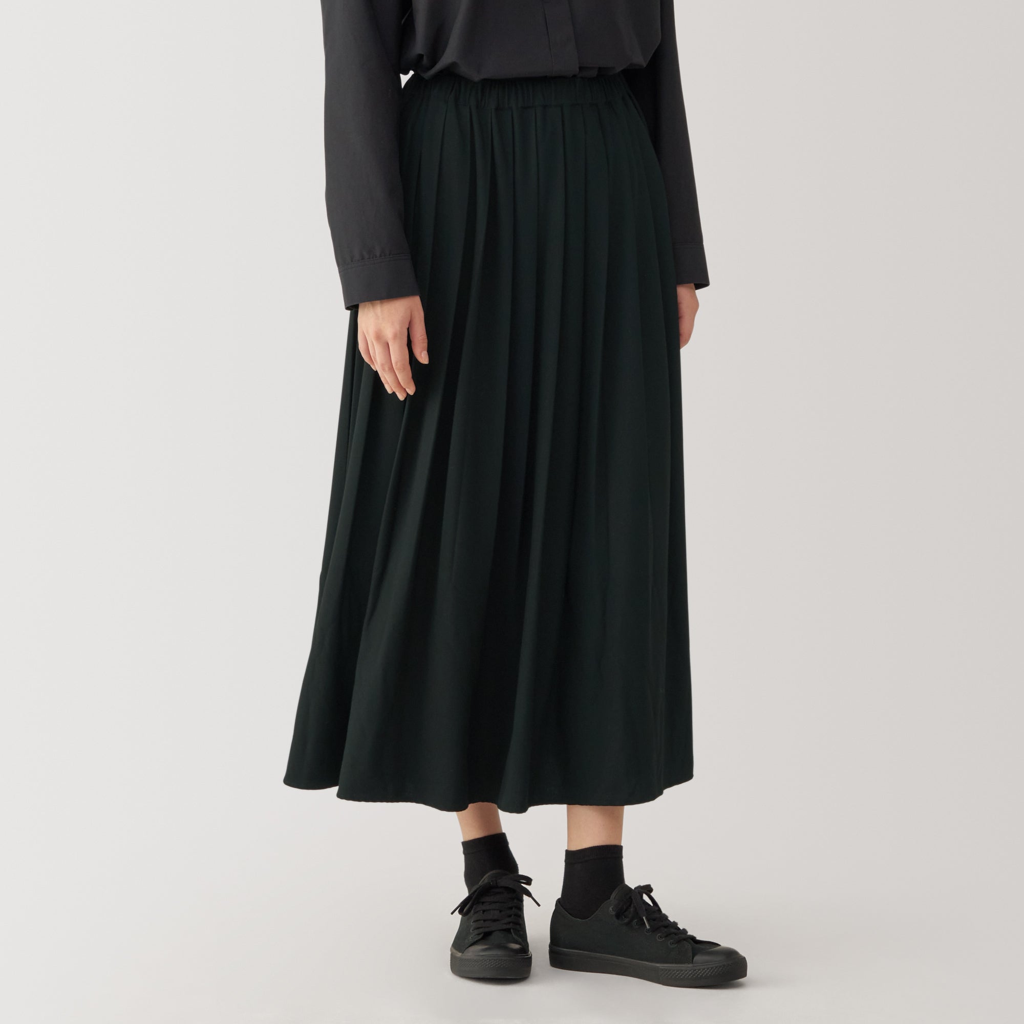 Labo Women's Jersey Pleated Skirt
