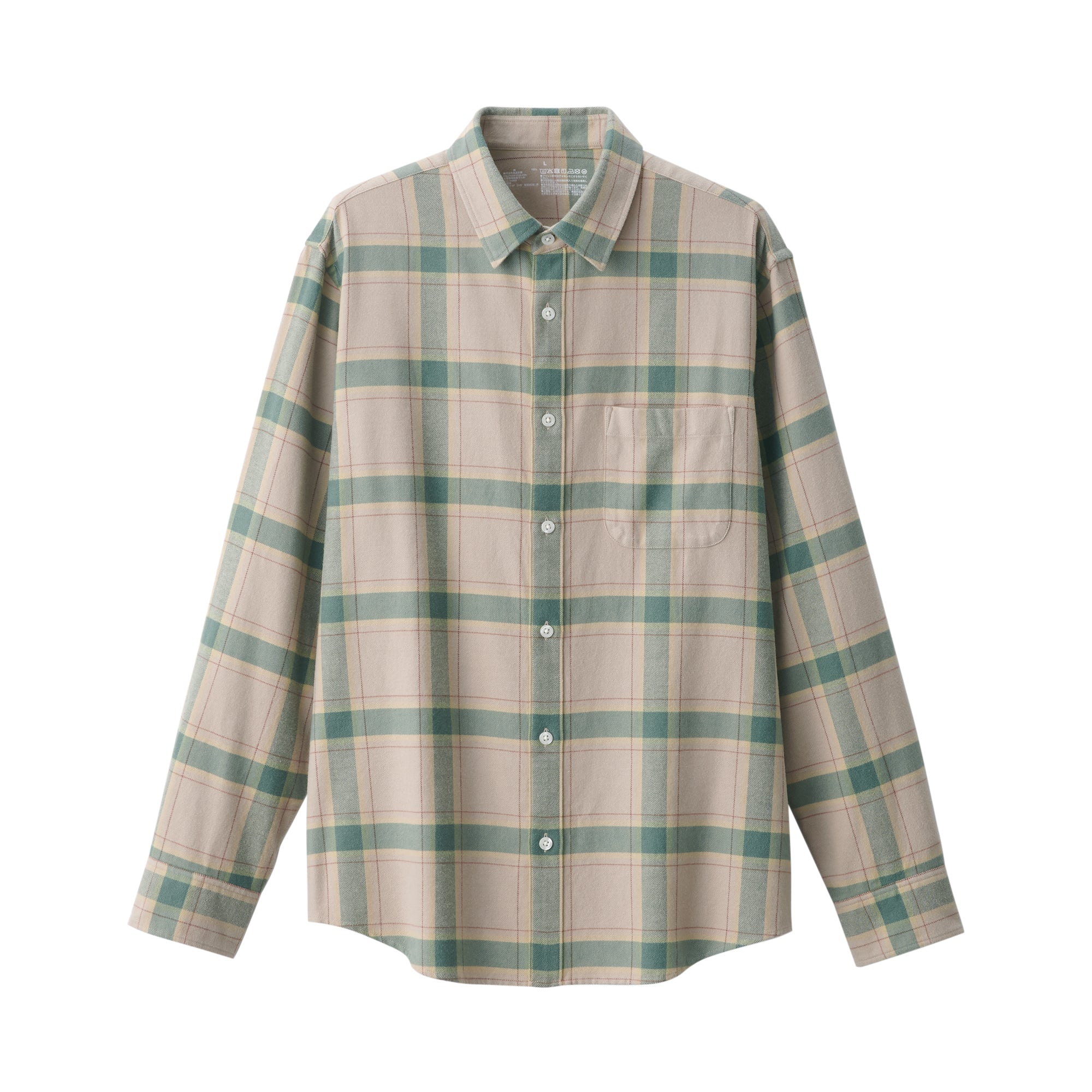 Men's Flannel Long Sleeve Patterned Shirt