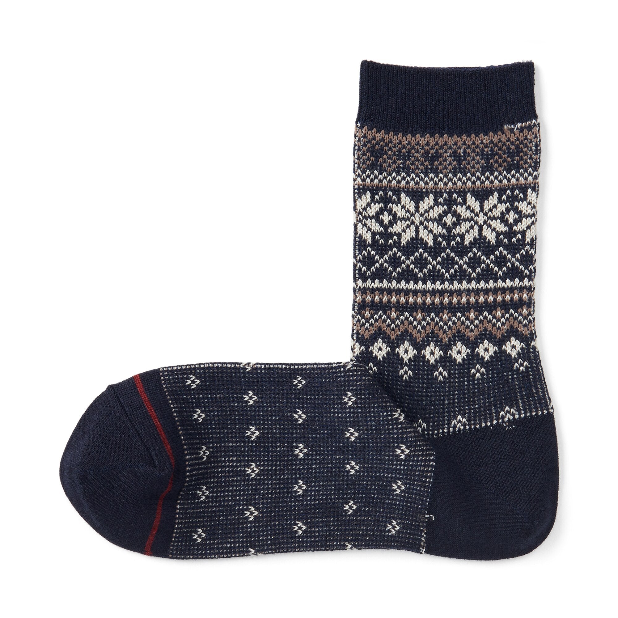 Right Angle Warm Pattern Socks