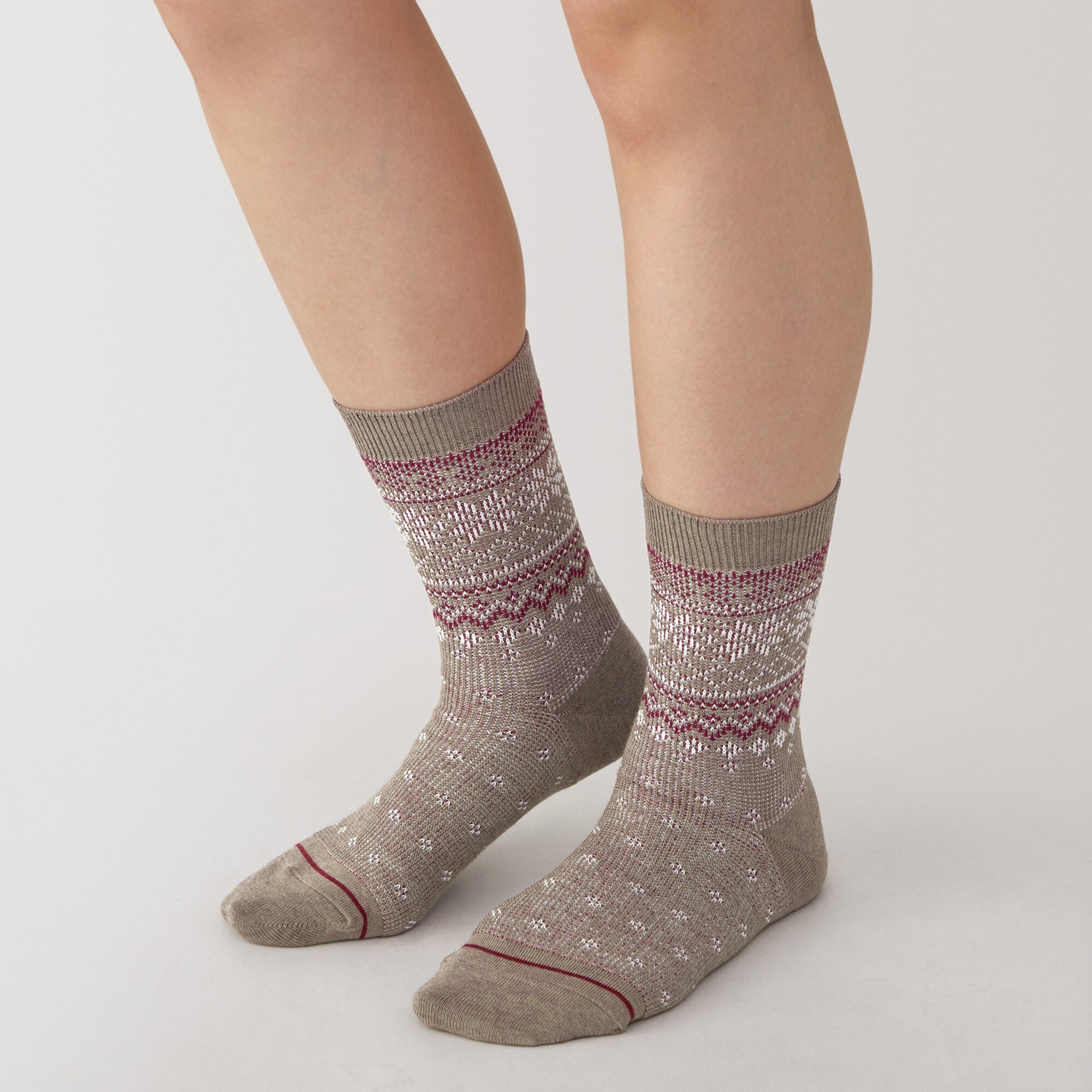 Right Angle Warm Pattern Socks