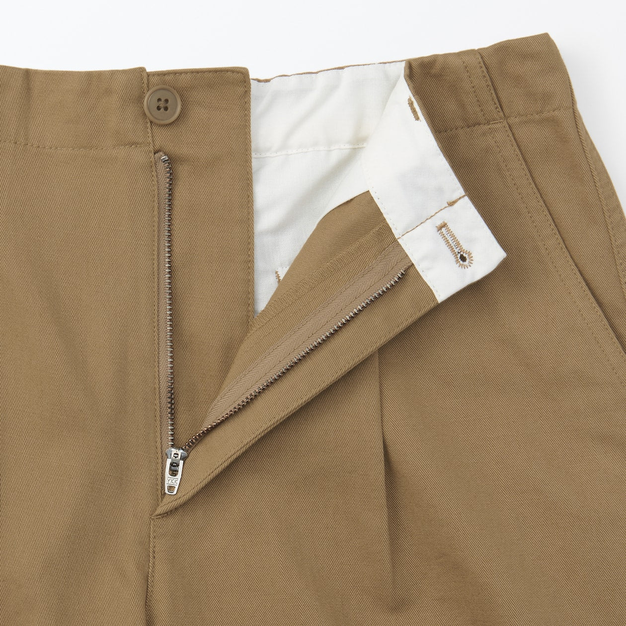 Women's Slub Yarn Chino Darted Wide Pants
