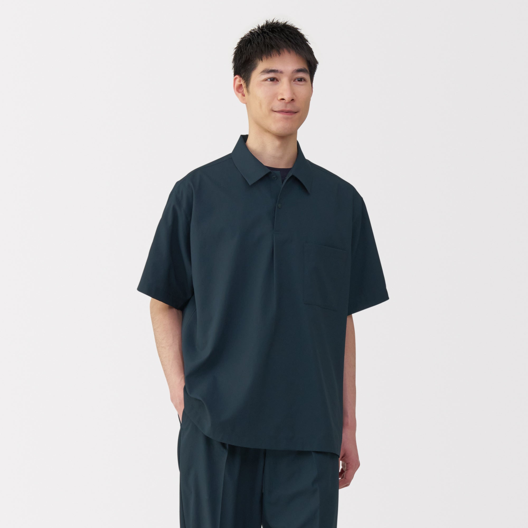 Men's Breathable Short Sleeve Polo Shirt