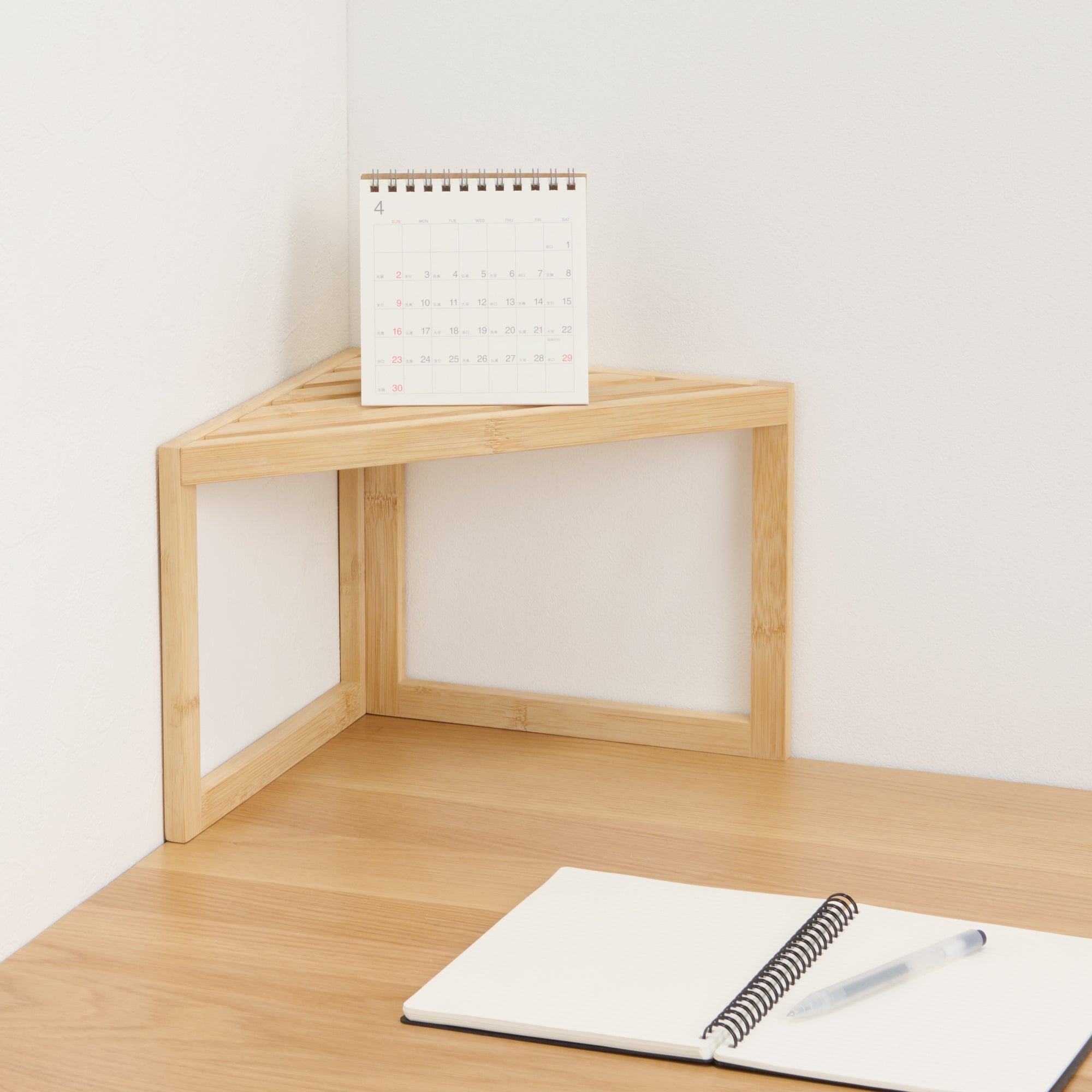 Bamboo Corner Rack 1 Tier