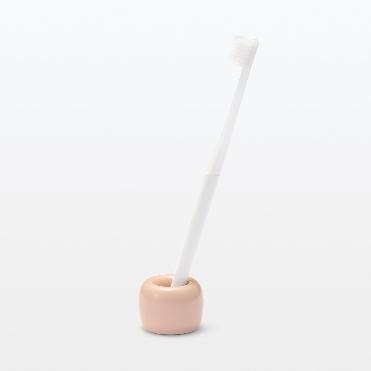 Porcelain Toothbrush Holder - Pink