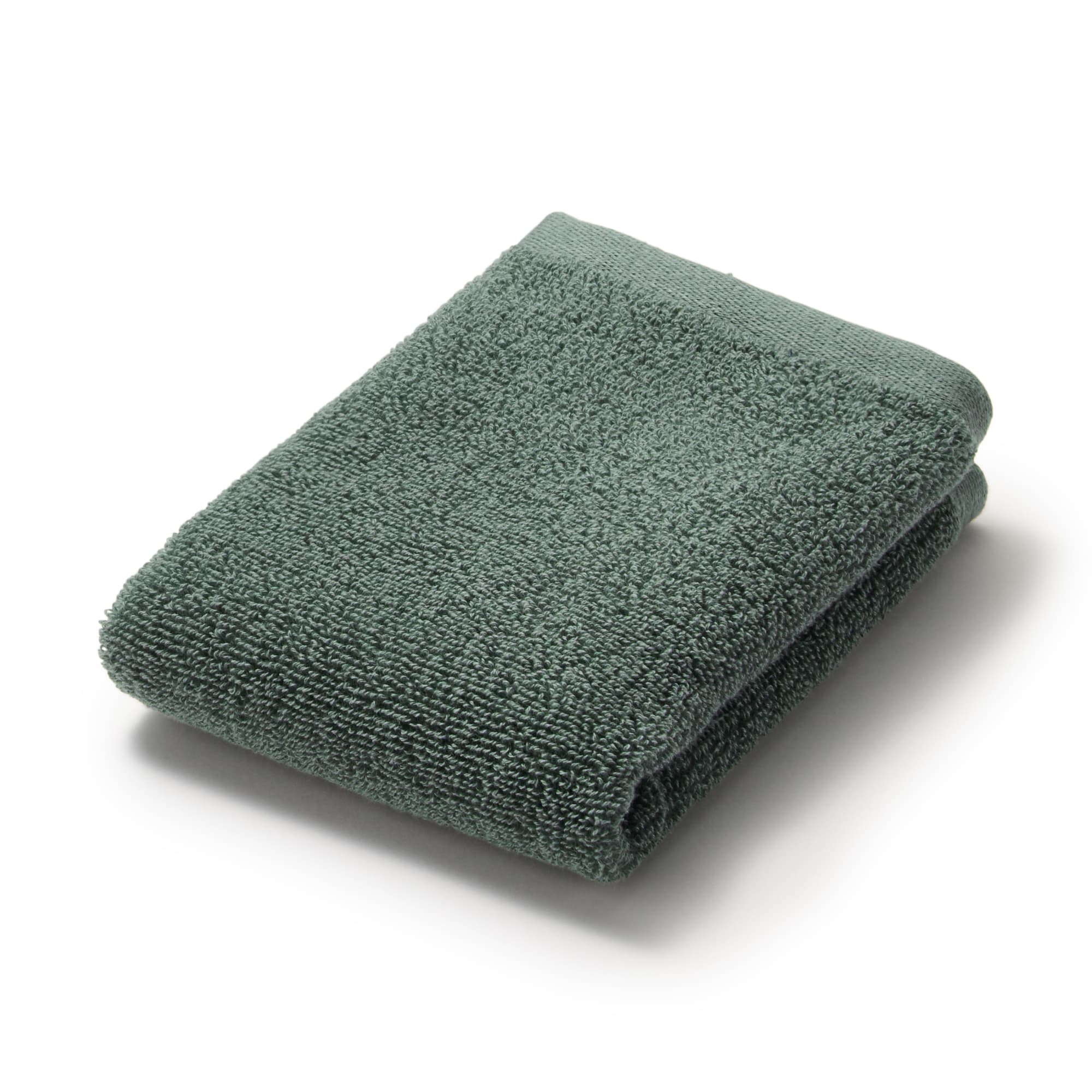 Twin Pile with Loop Hand Towel - Green