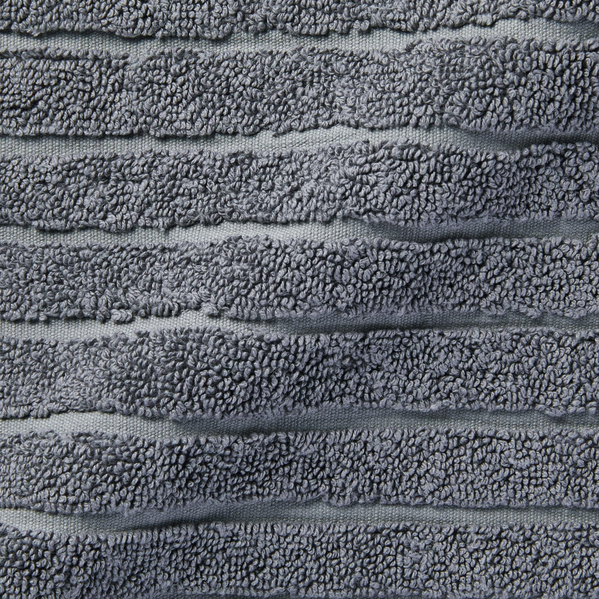 Cotton Linen Bath Mat - W60 x L90 cm - Charcoal Grey