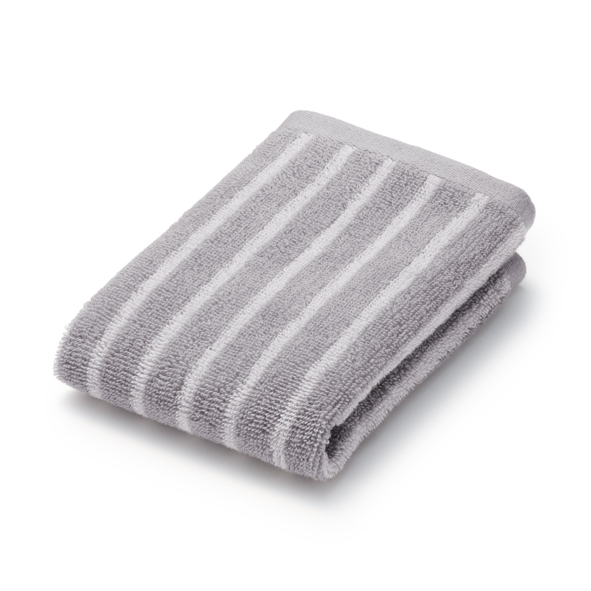 Twin Pile Reversible Stripe Hand Towel