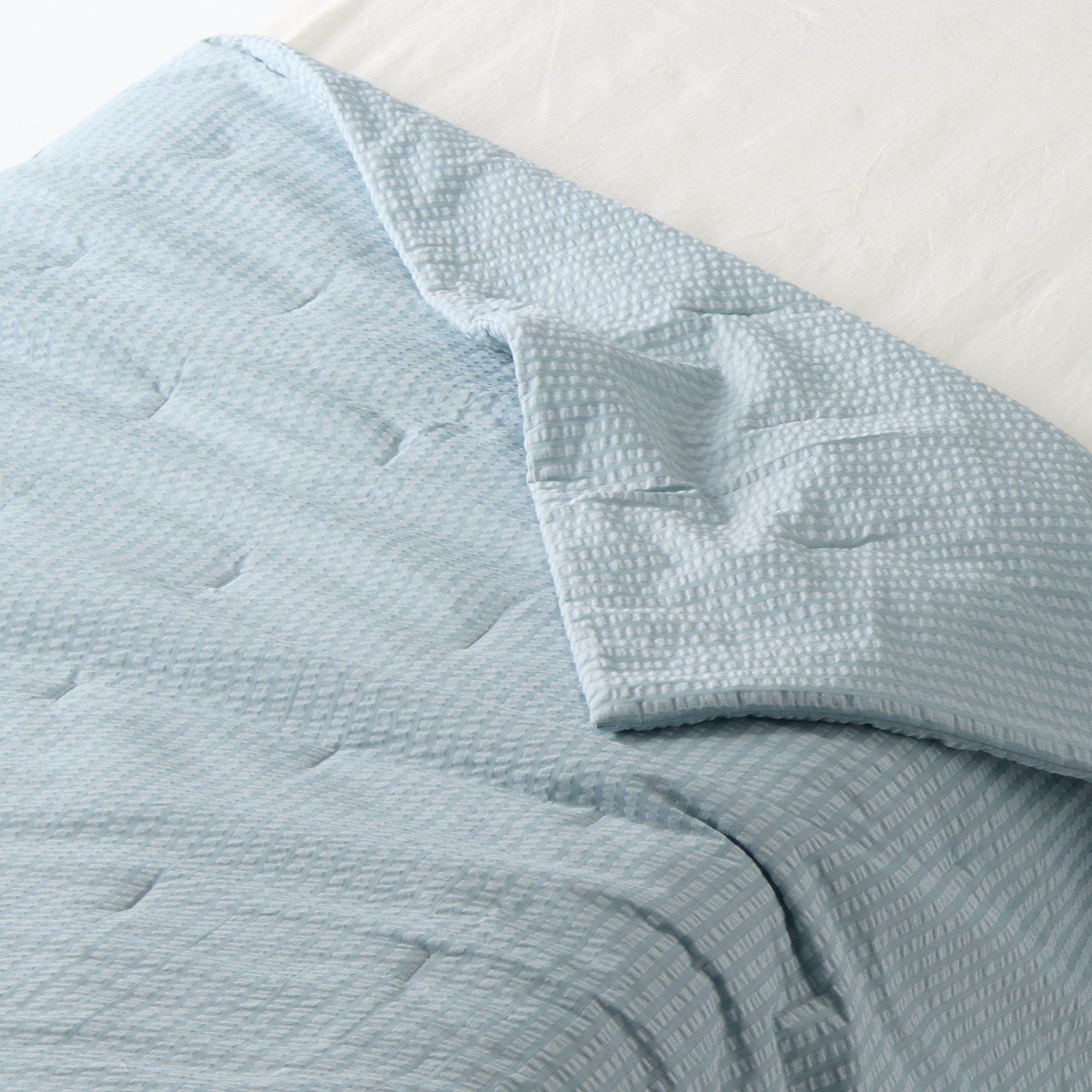 Cotton Seersucker Thin Duvet - Single