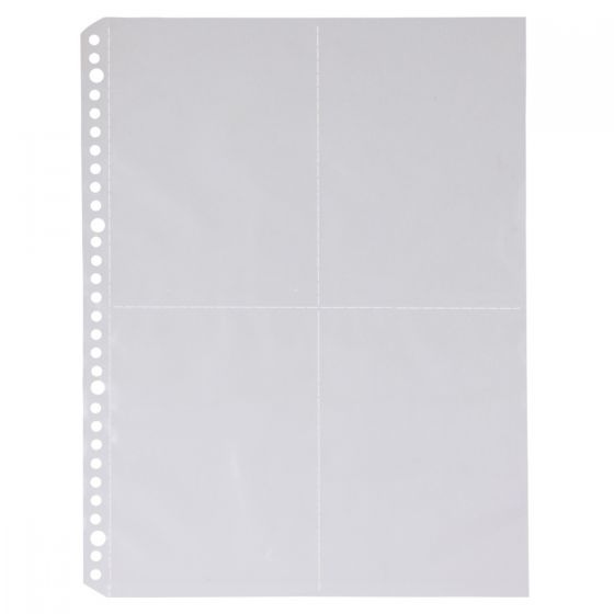 Clear Pocket Refill for Postcard (10 Piece Set)