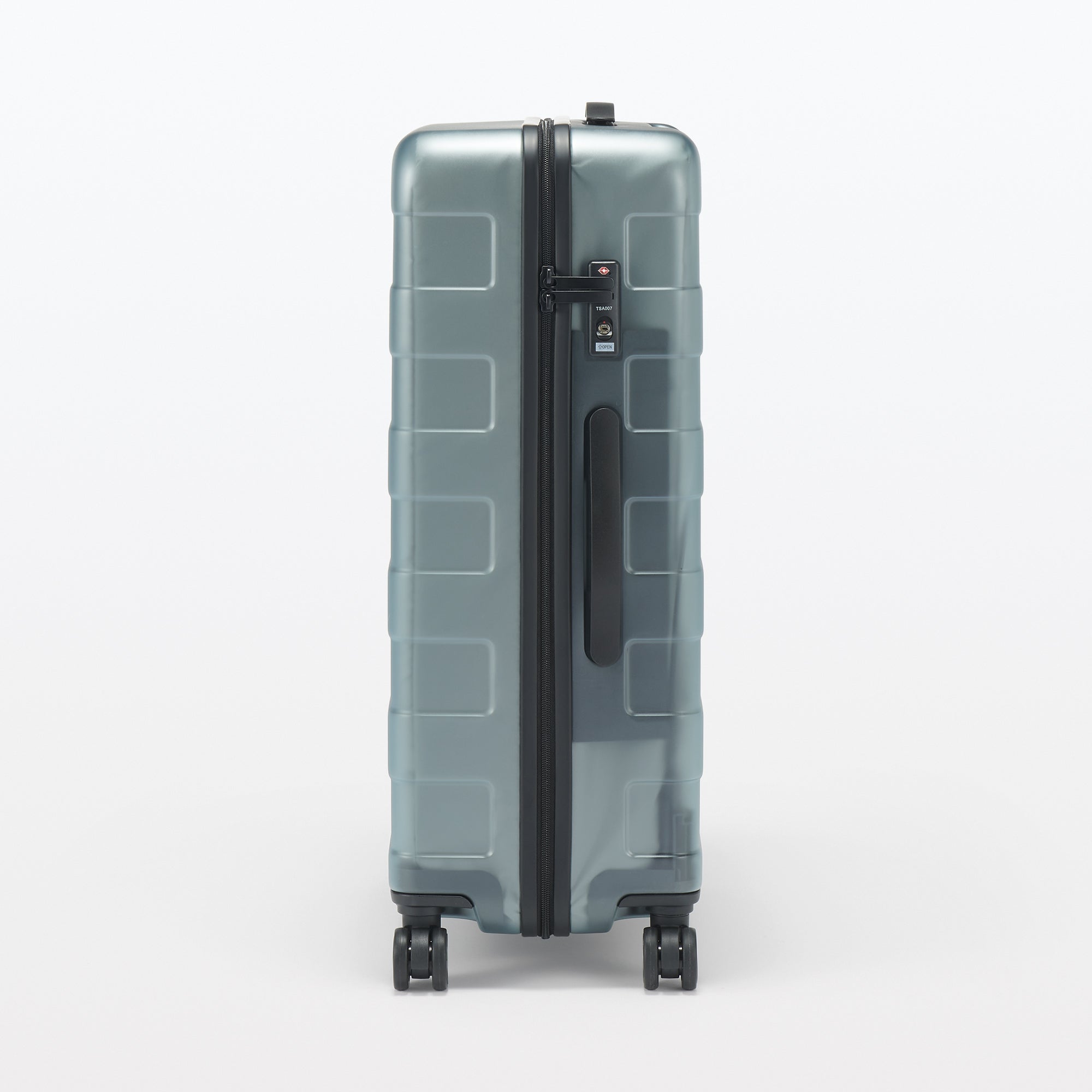 Adjustable Handle Hard Shell Suitcase 75L - Translucent | Check-In