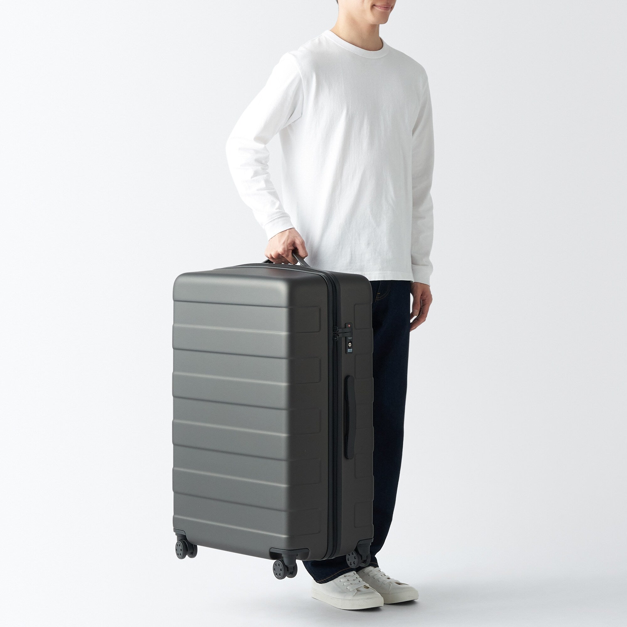 Adjustable Handle Hard Shell Suitcase 105L | Check-In