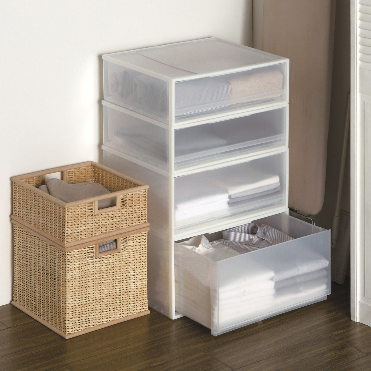 Polypropylene Storage Case Drawer Wide (W55 x D44.5 cm)