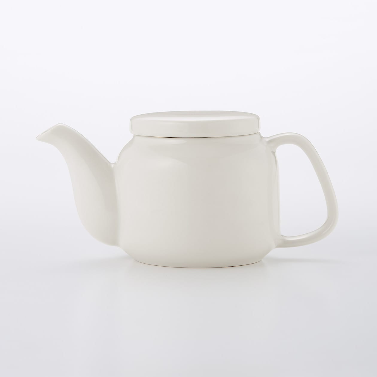 Beige Porcelain Tea Pot