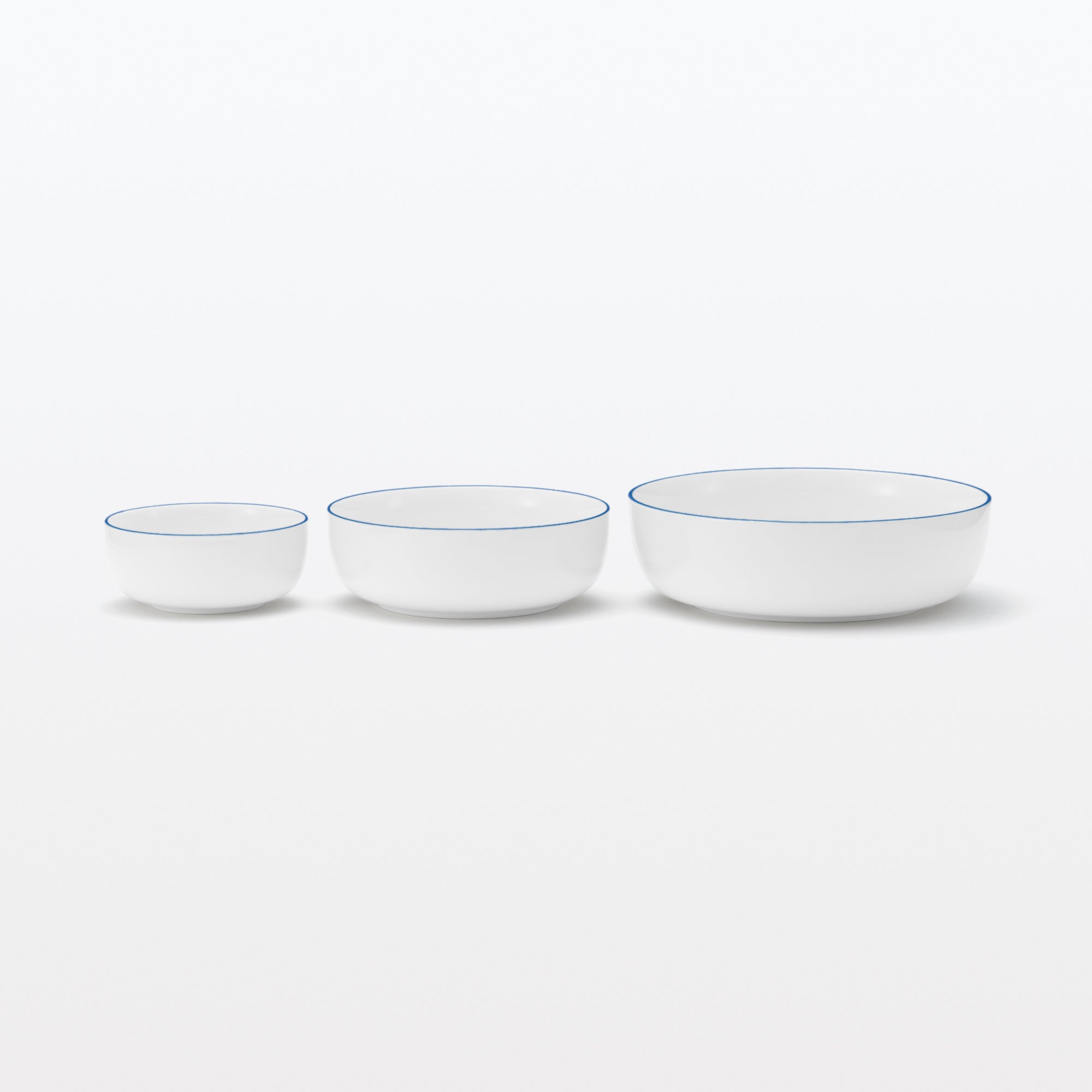 Everyday Tableware Bowl Medium - Blue Stripe