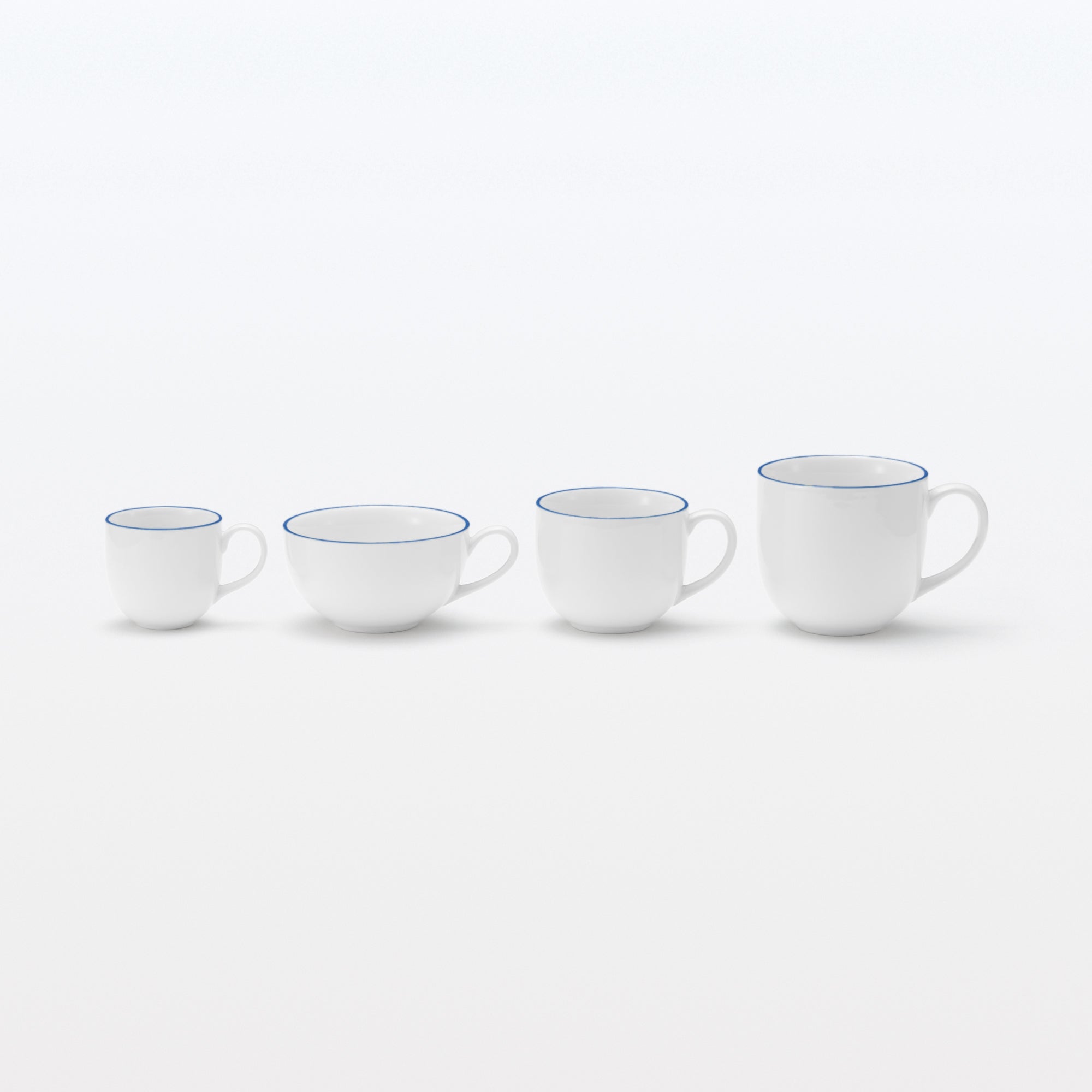 Everyday Tableware Teacup - Blue Stripe