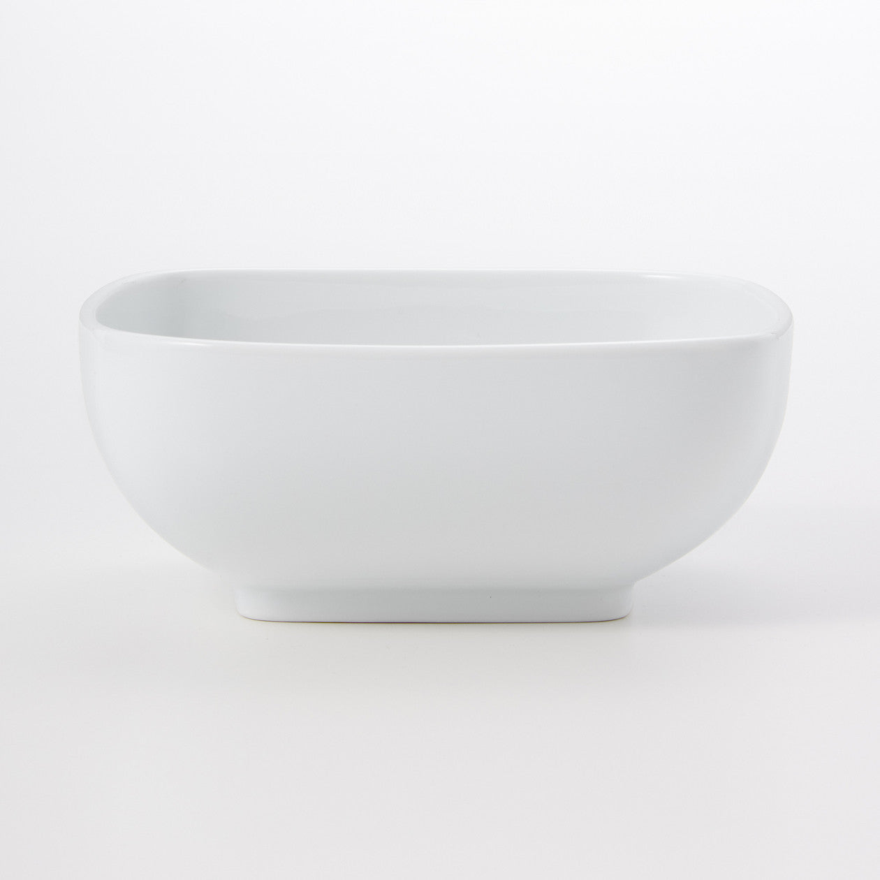 White Porcelain Square Bowl