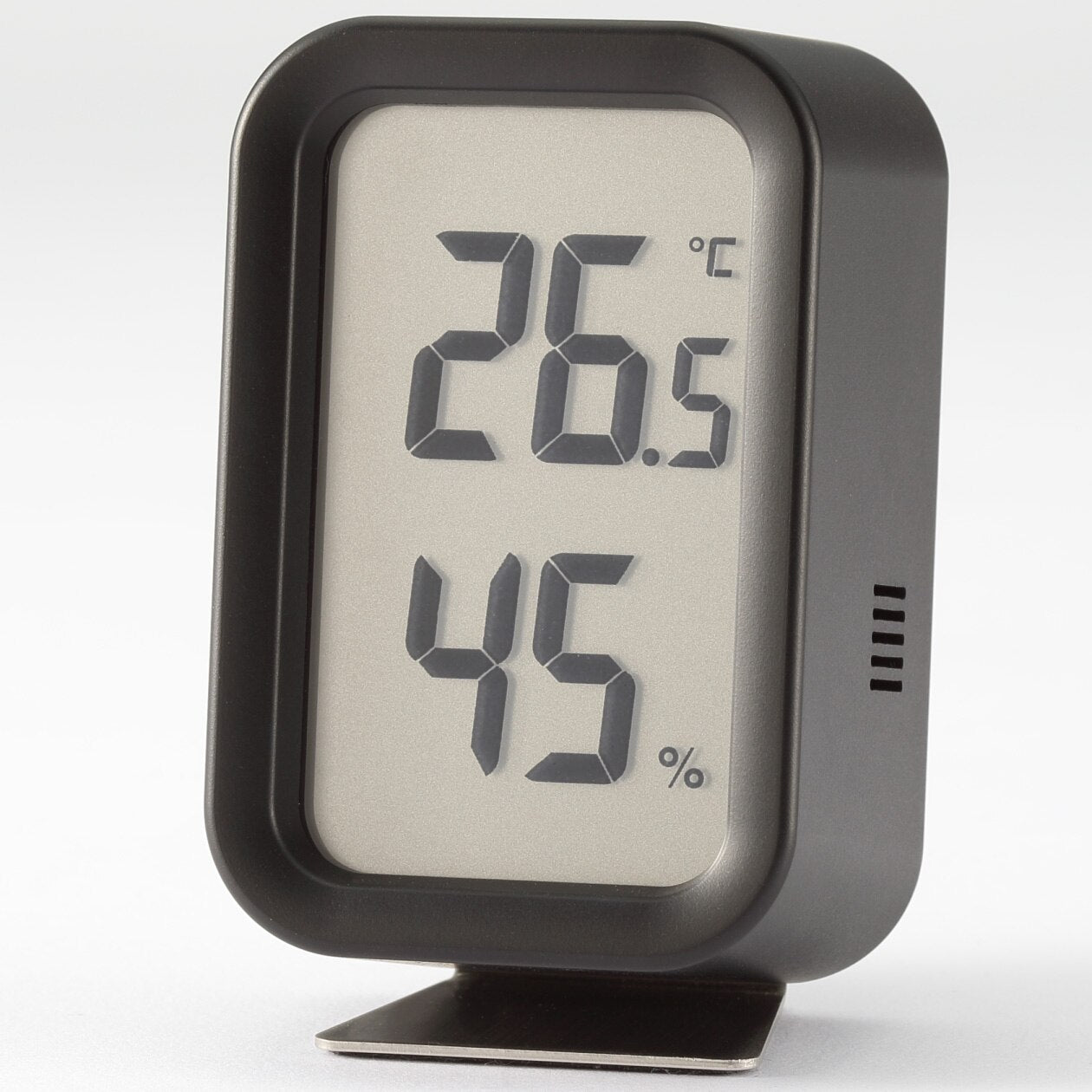 Digital Temperature and Humidity Meter - Black