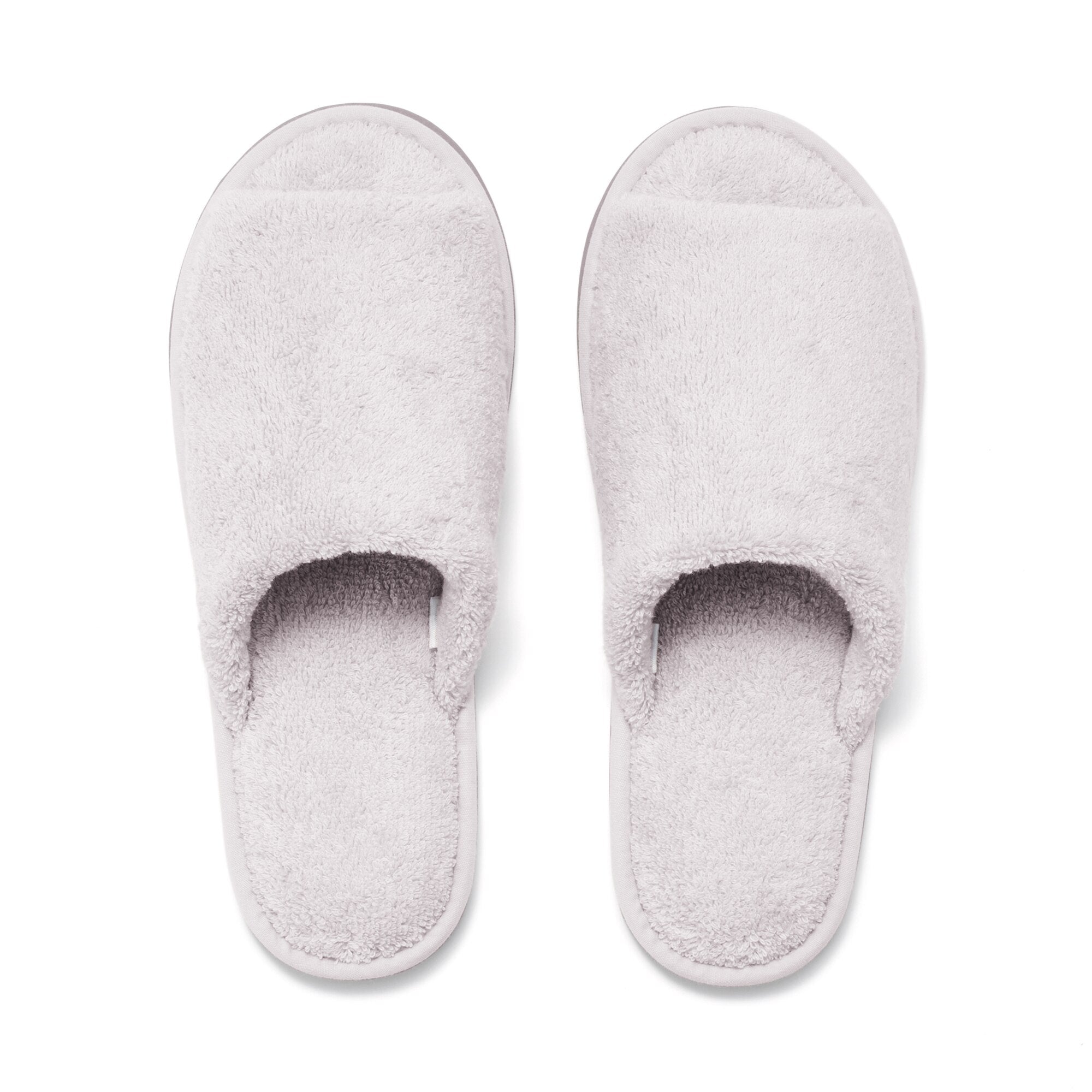 Cotton Pile Open Toe Slippers