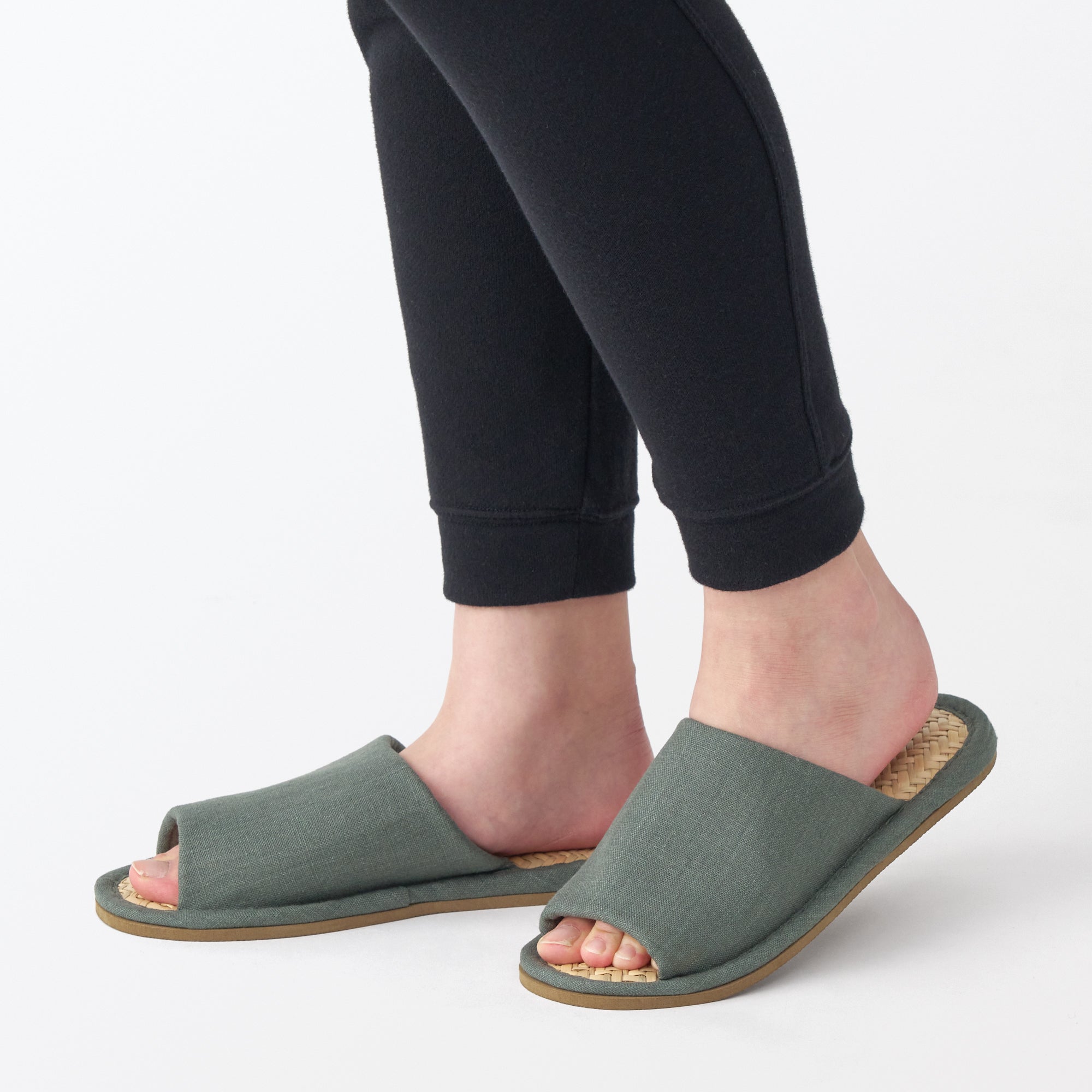 Malay Grass Open Toe Slippers
