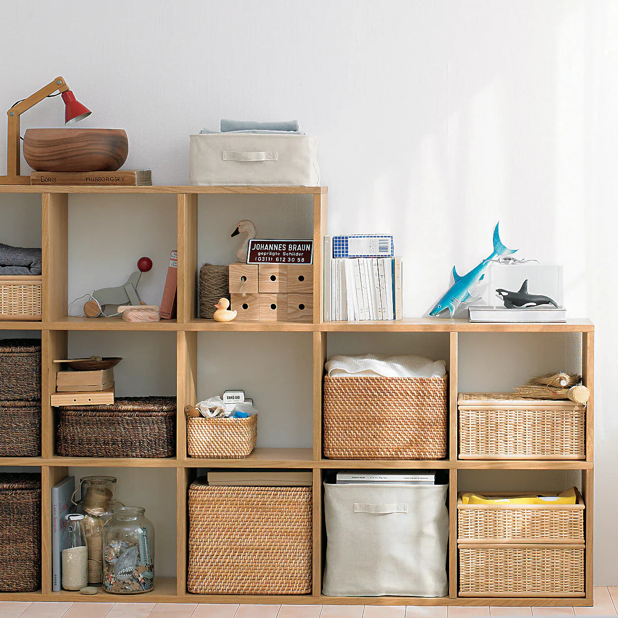 Additional Stacking Shelf - Oak - 2 Tiers