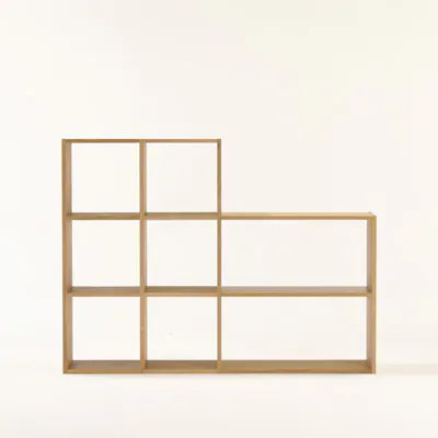 Additional Stacking Shelf - Oak - Wide Type - 2 Tiers