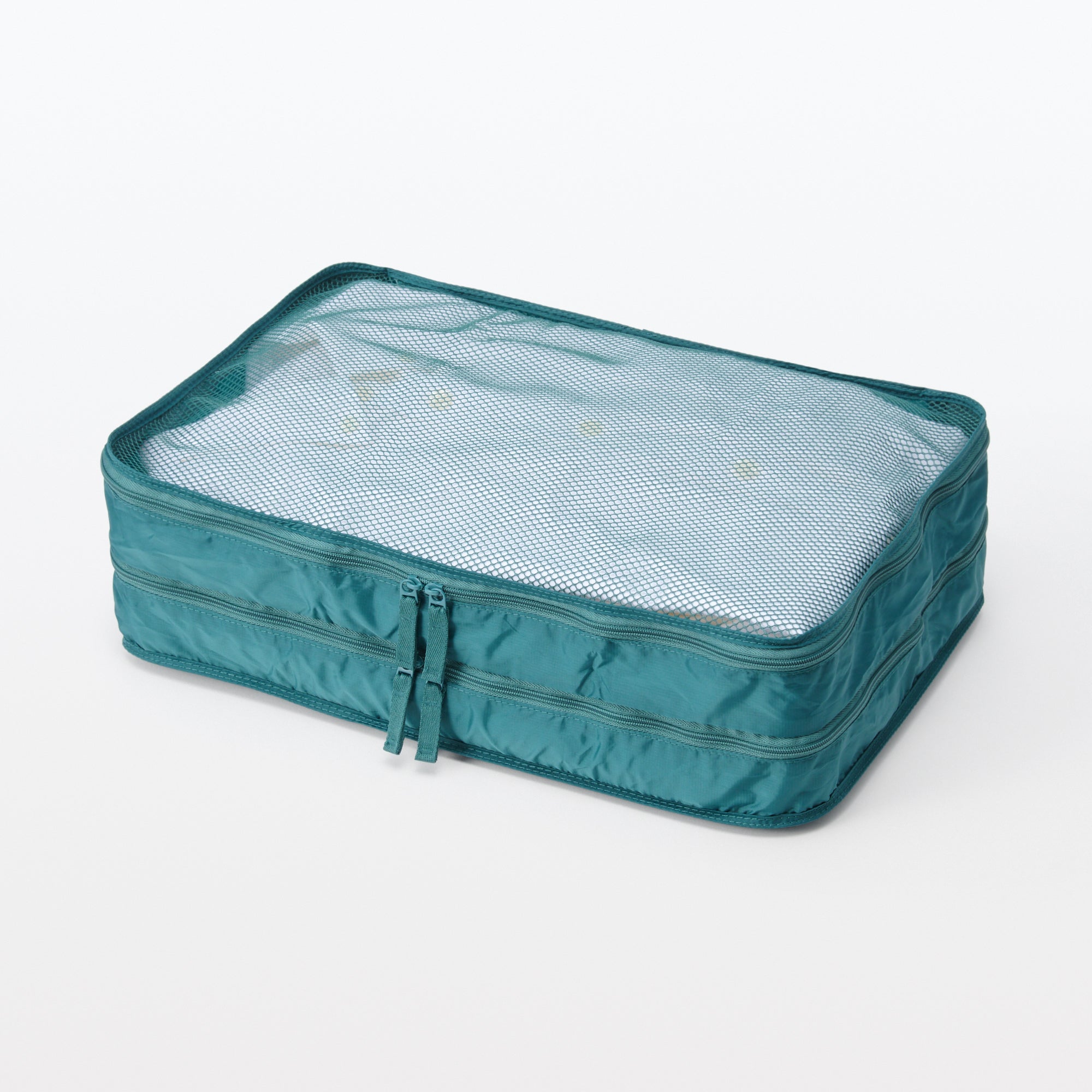 Polyester Gusset Case Double - Dark Green - Medium