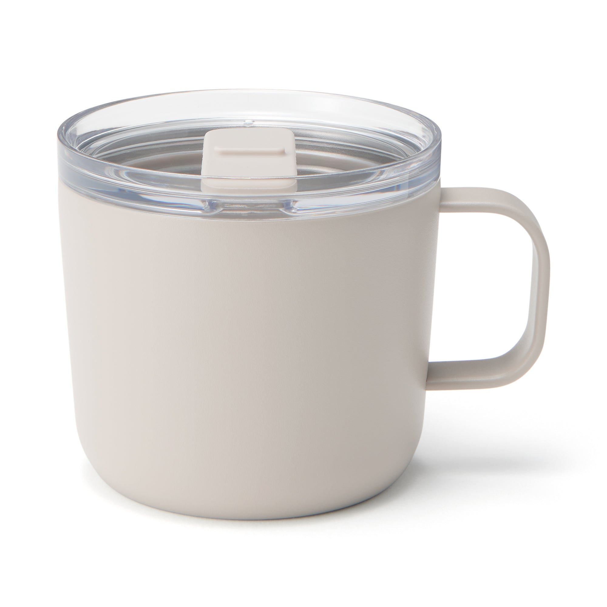 Insulated Travel Mug with Measurements 250 ml - Grey Beige