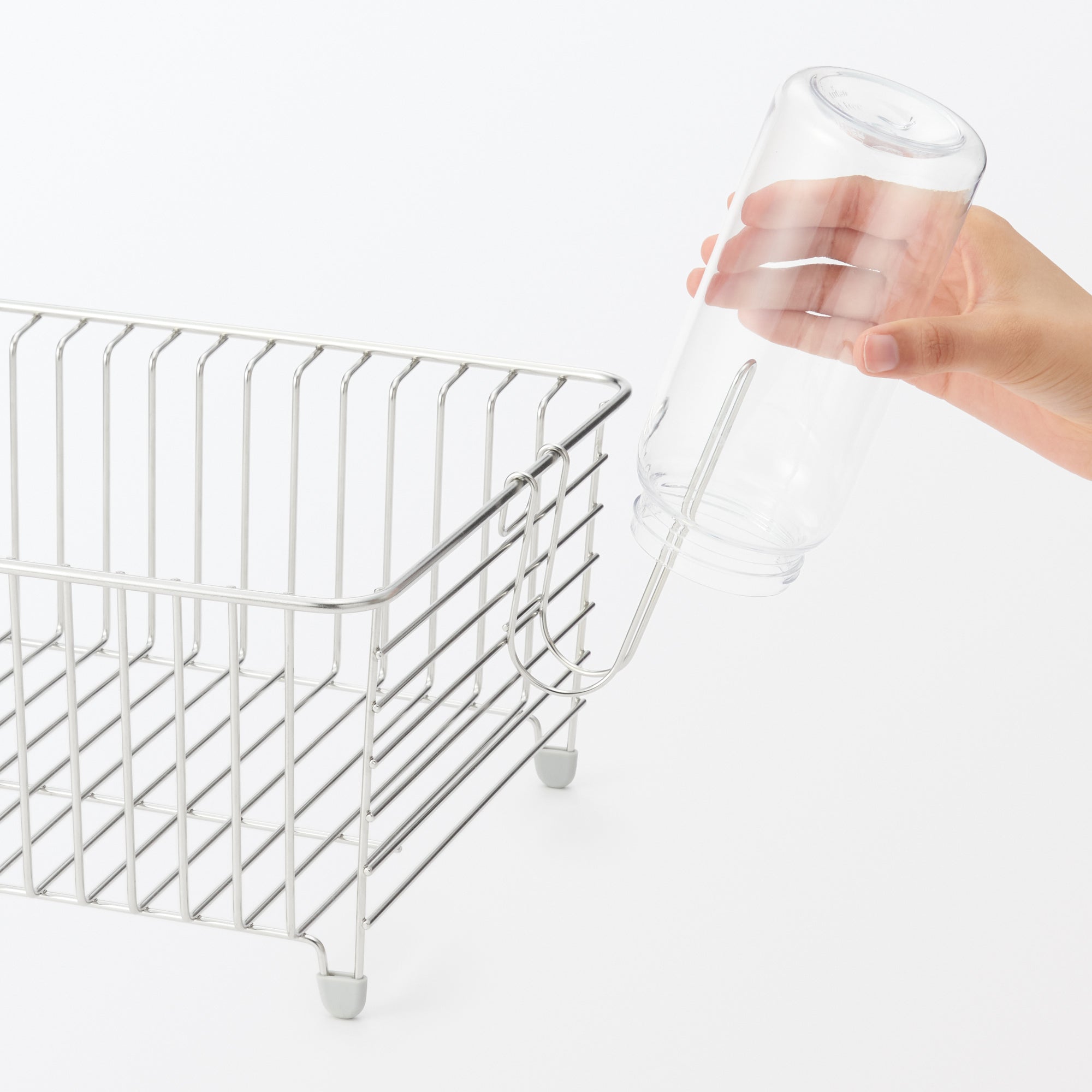 Stainless Steel Bottle Hook for Dish Drainer