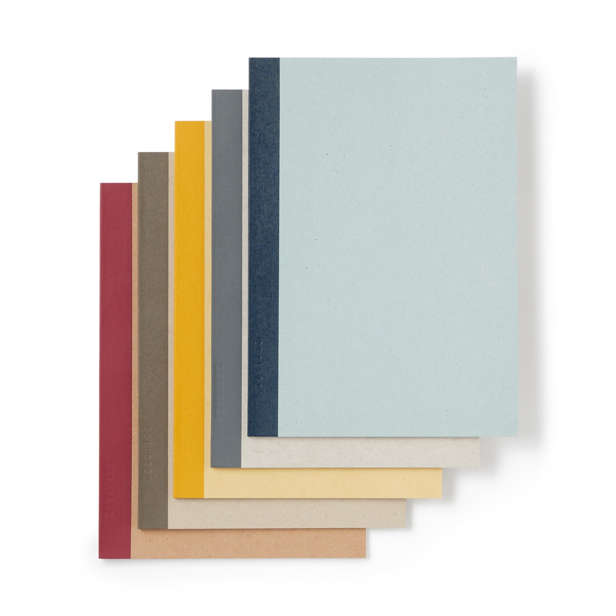 Planted Tree Paper Coloured Cover Notebook - 6mm (5 Pack)