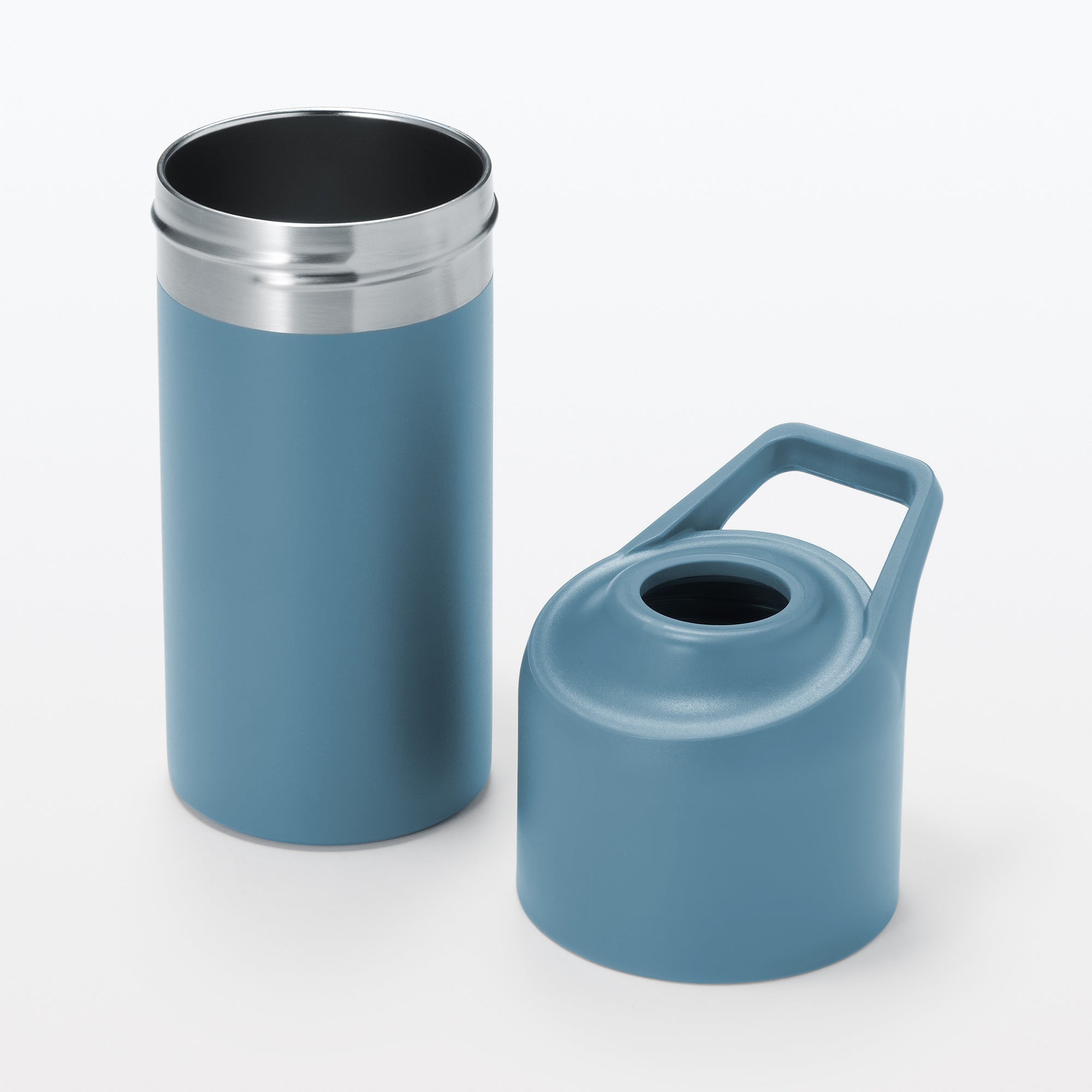 Keep Cold Insulated Plastic Bottle Holder - Blue