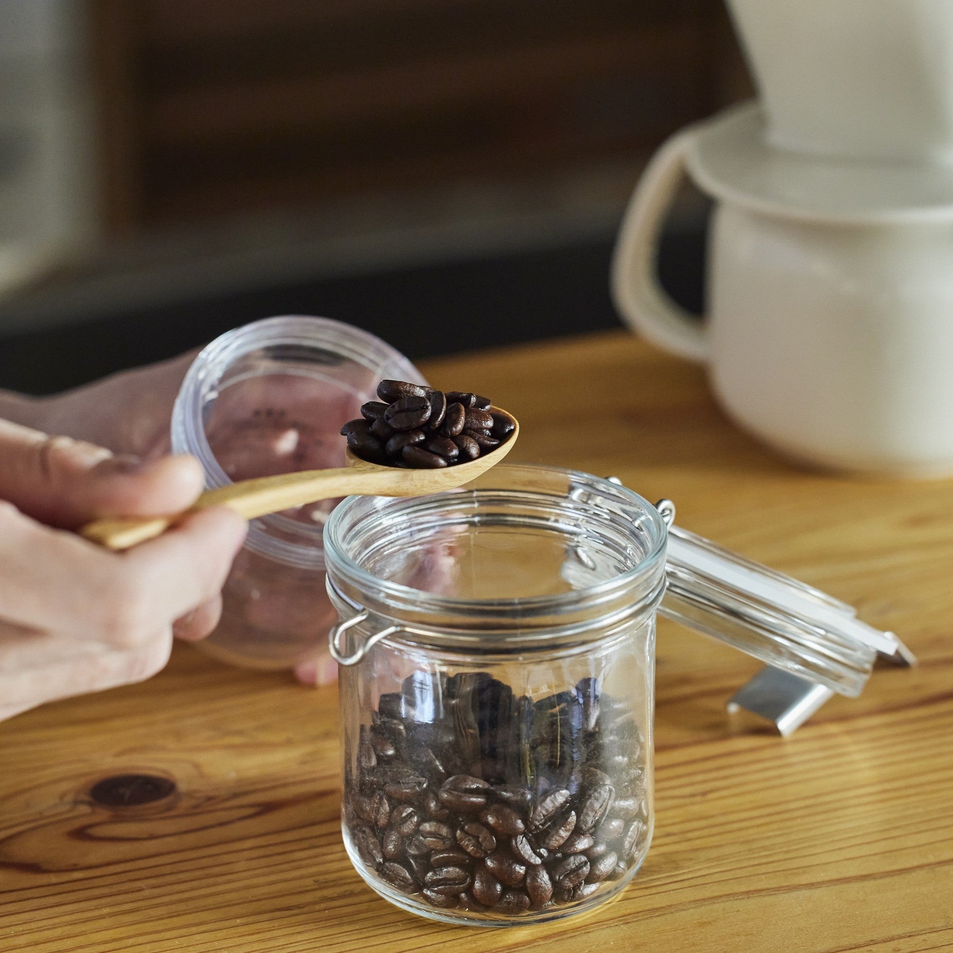 Soda Glass Storage Jar