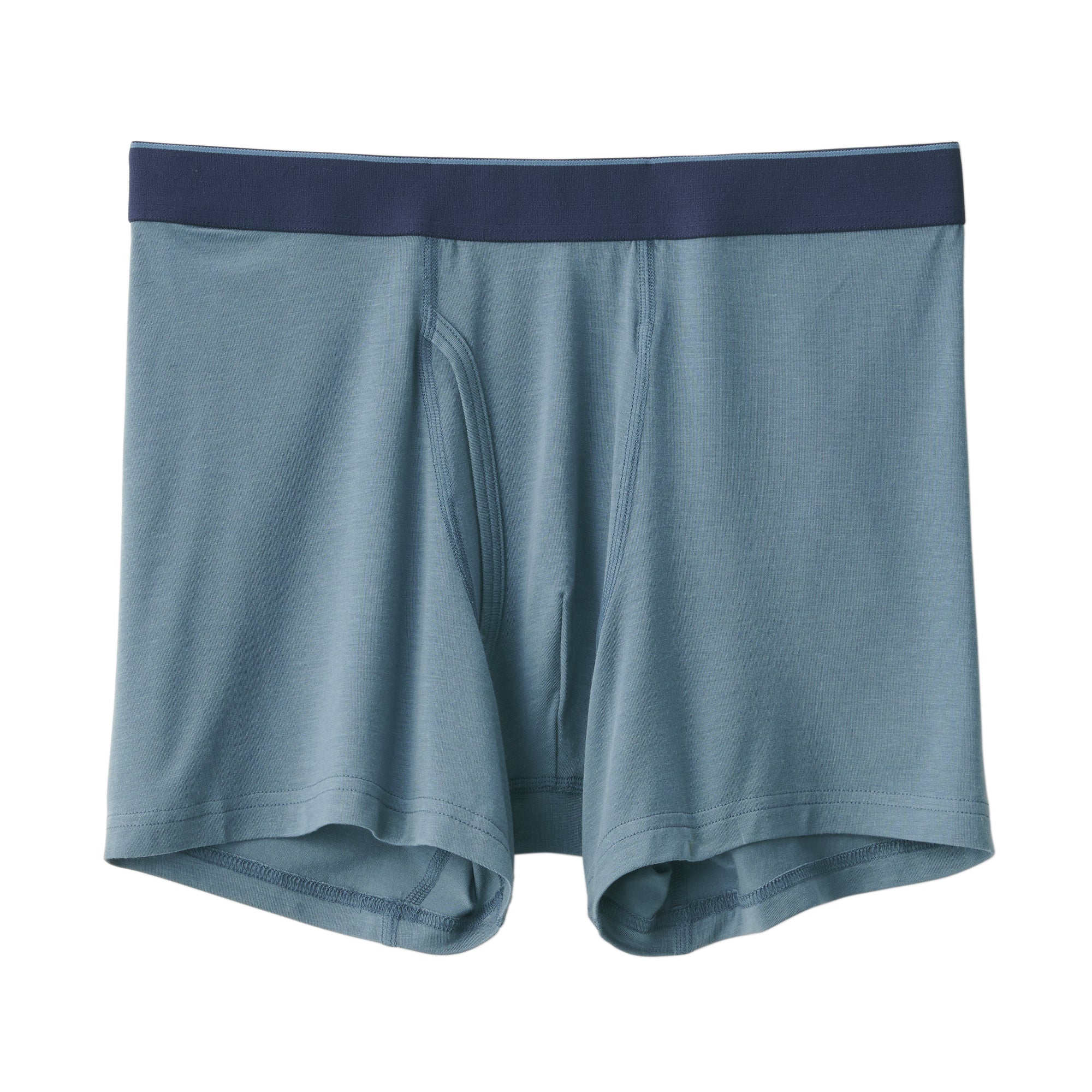 Men's Lyocell Blend Front Open Boxer Briefs