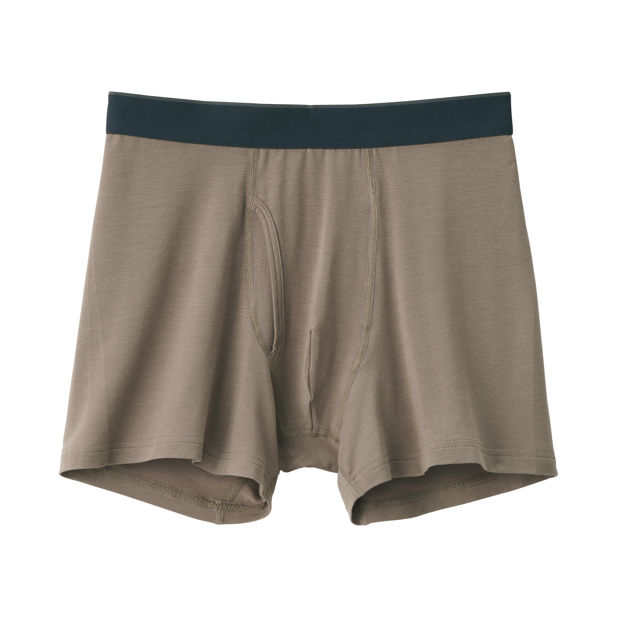 Men's Lyocell Blend Front Open Boxer Briefs