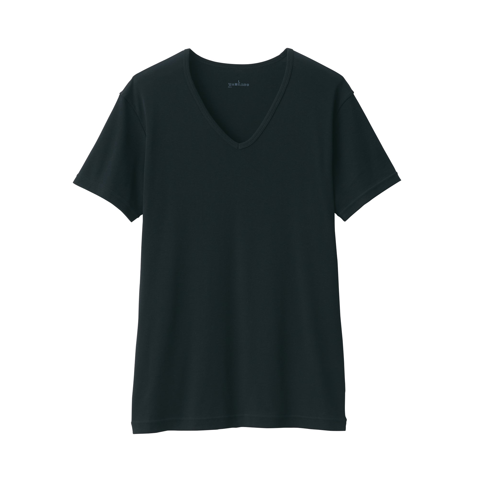 Men's Moisture-Wicking Cotton V-Neck Short Sleeve T-Shirt