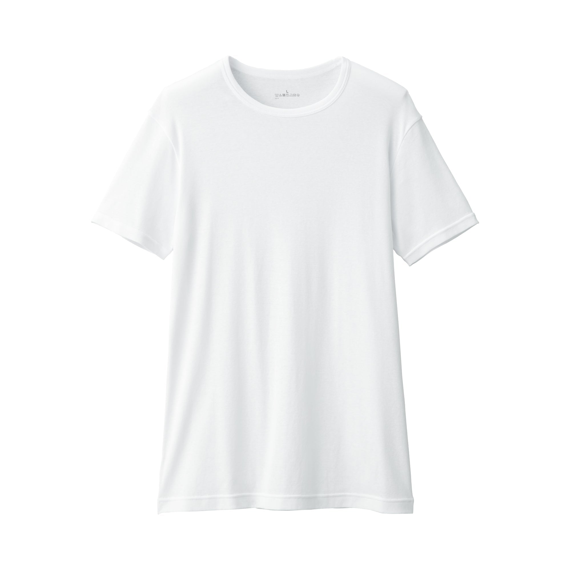 Men's Moisture-Wicking Cotton Crew Neck Short Sleeve T-Shirt